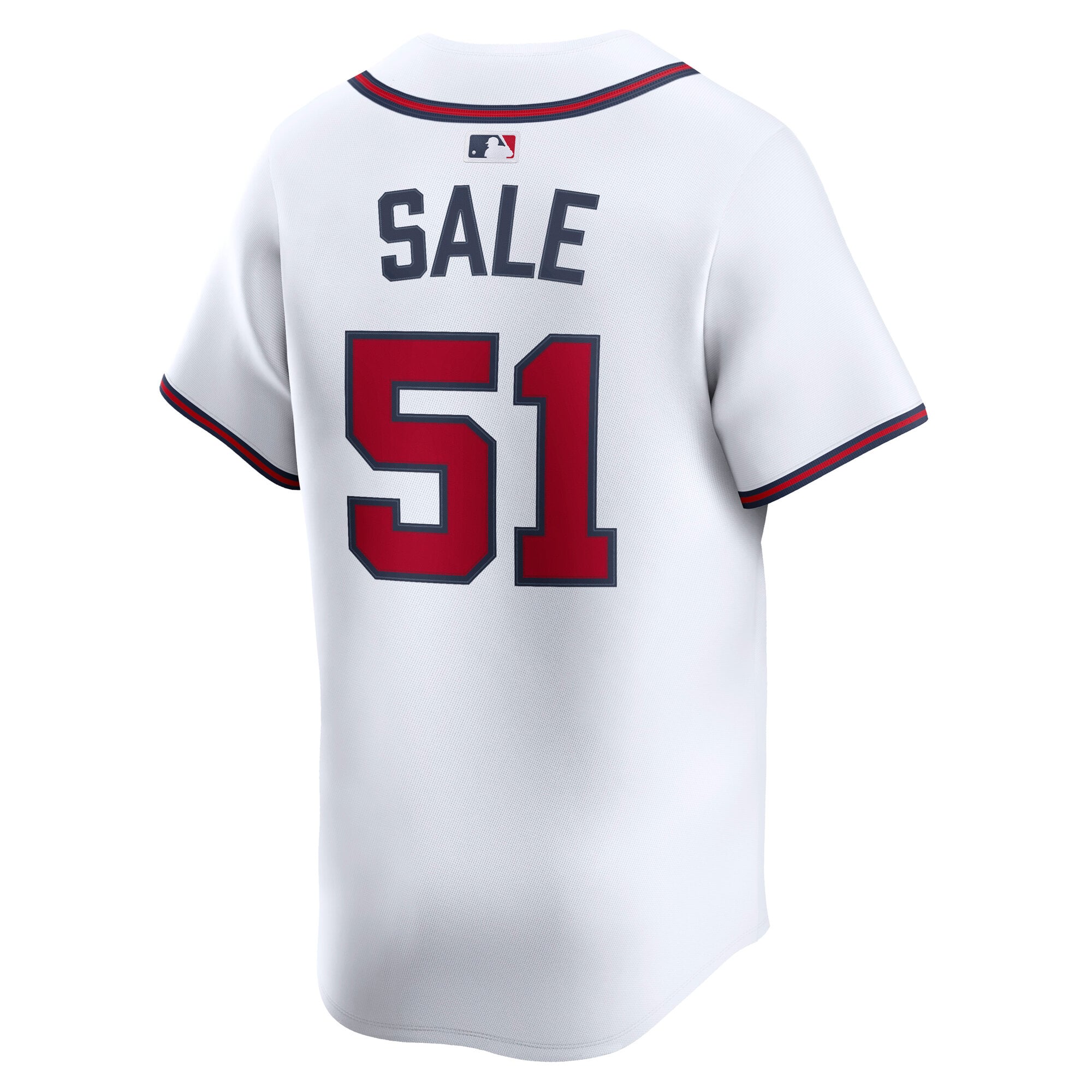 Chris Sale Atlanta Braves Home Limited Player Jersey - White - Image 4