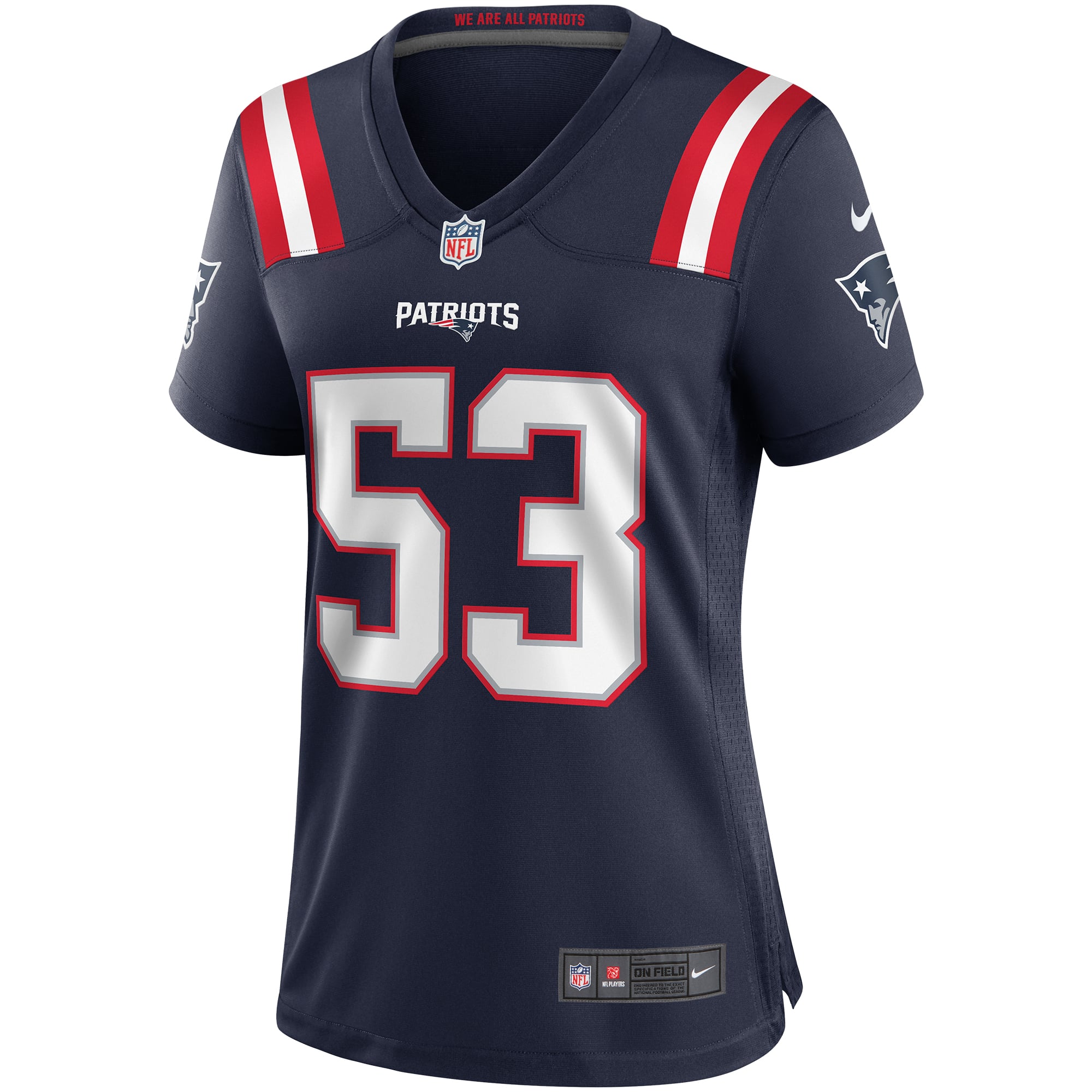 Chris Slade New England Patriots Women's Game Retired Player Jersey - Navy - Image 3