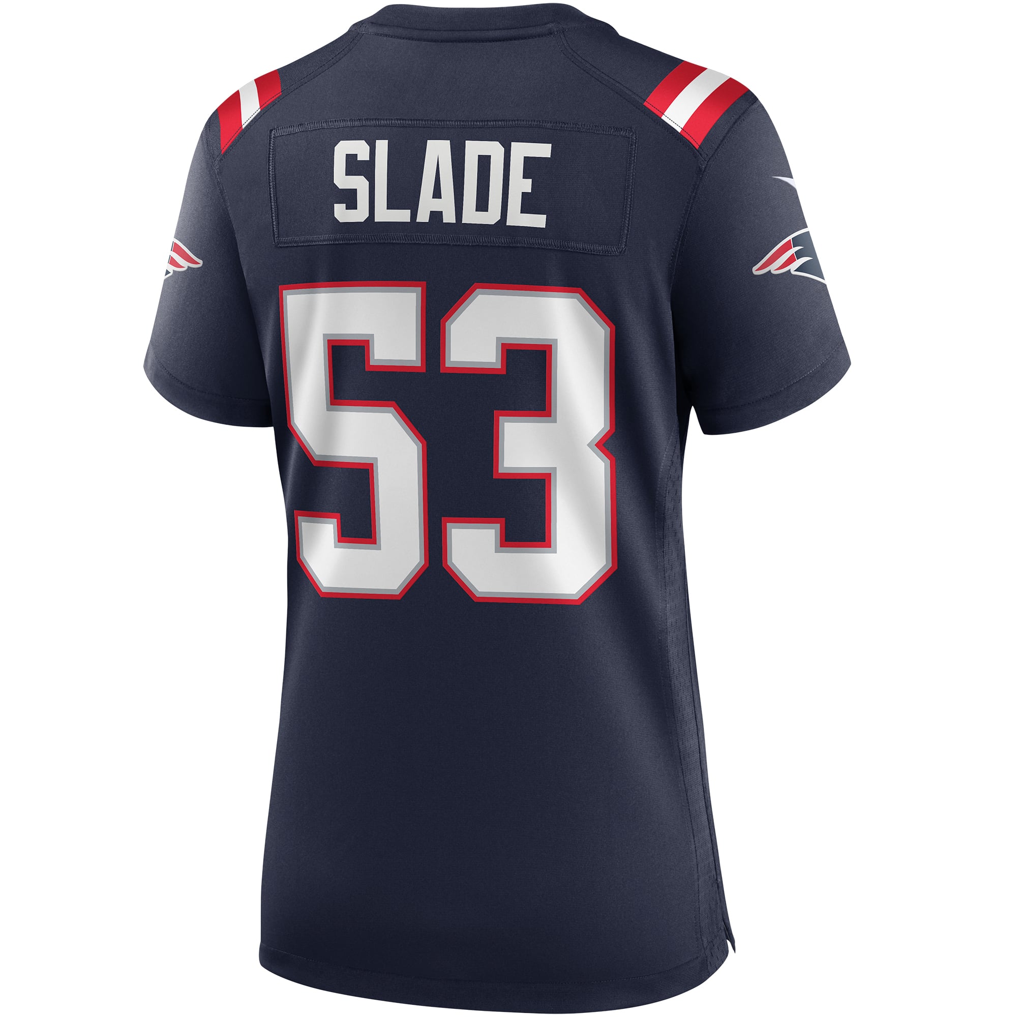 Chris Slade New England Patriots Women's Game Retired Player Jersey - Navy - Image 4
