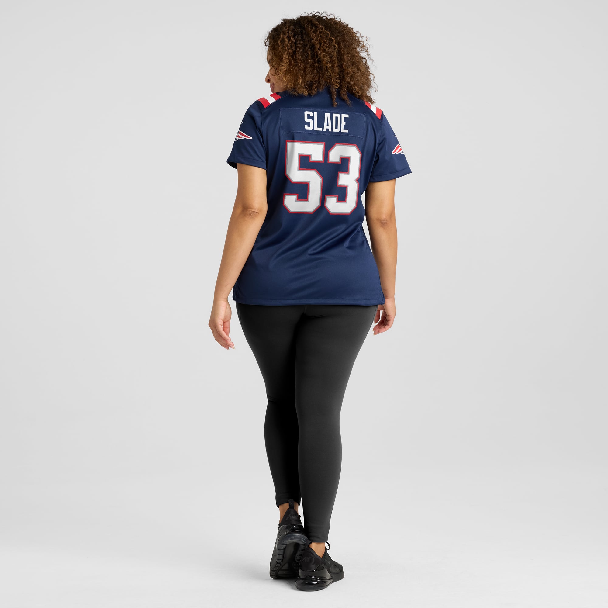 Chris Slade New England Patriots Women's Game Retired Player Jersey - Navy - Image 8