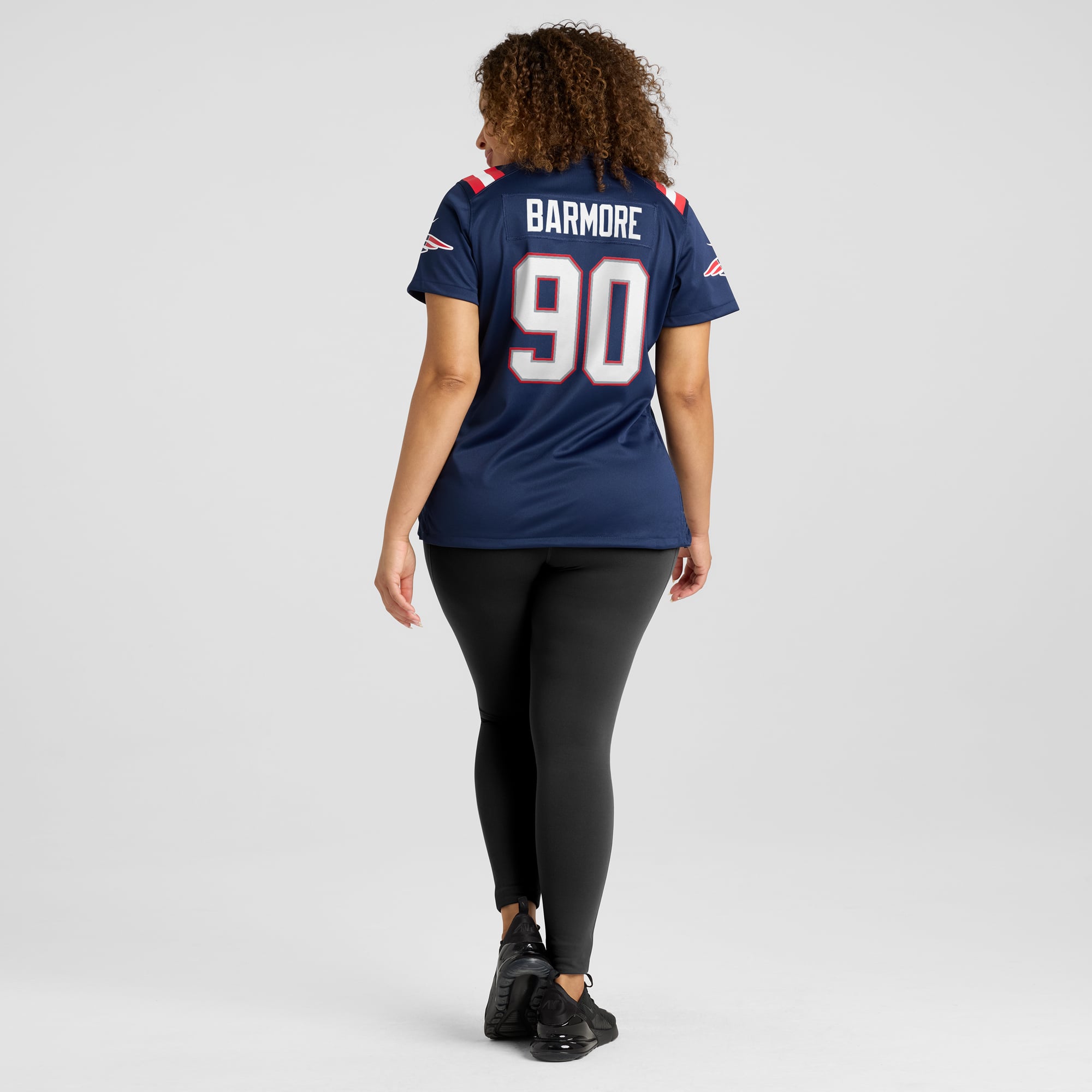 Christian Barmore New England Patriots Women's Game Jersey - Navy - Image 8