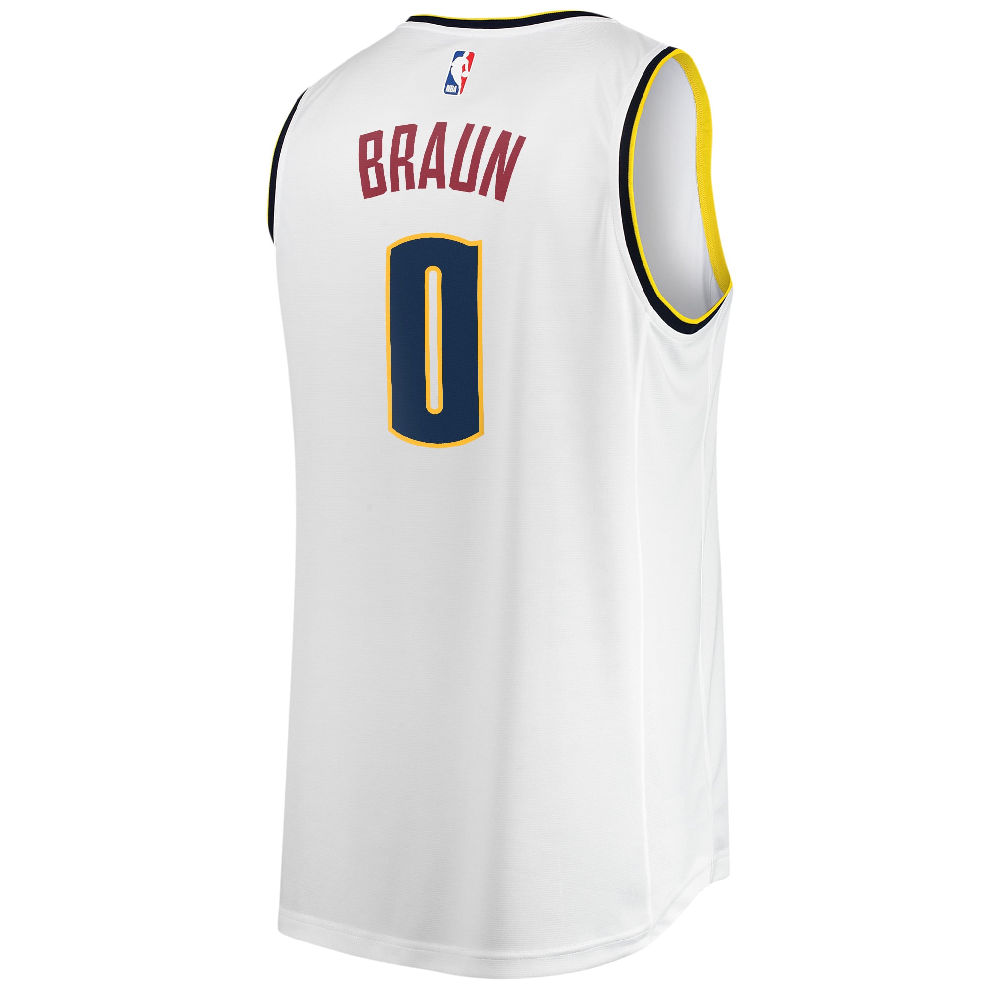 Christian Braun Denver Nuggets Fast Break Player Jersey - Association Edition - White - Image 4
