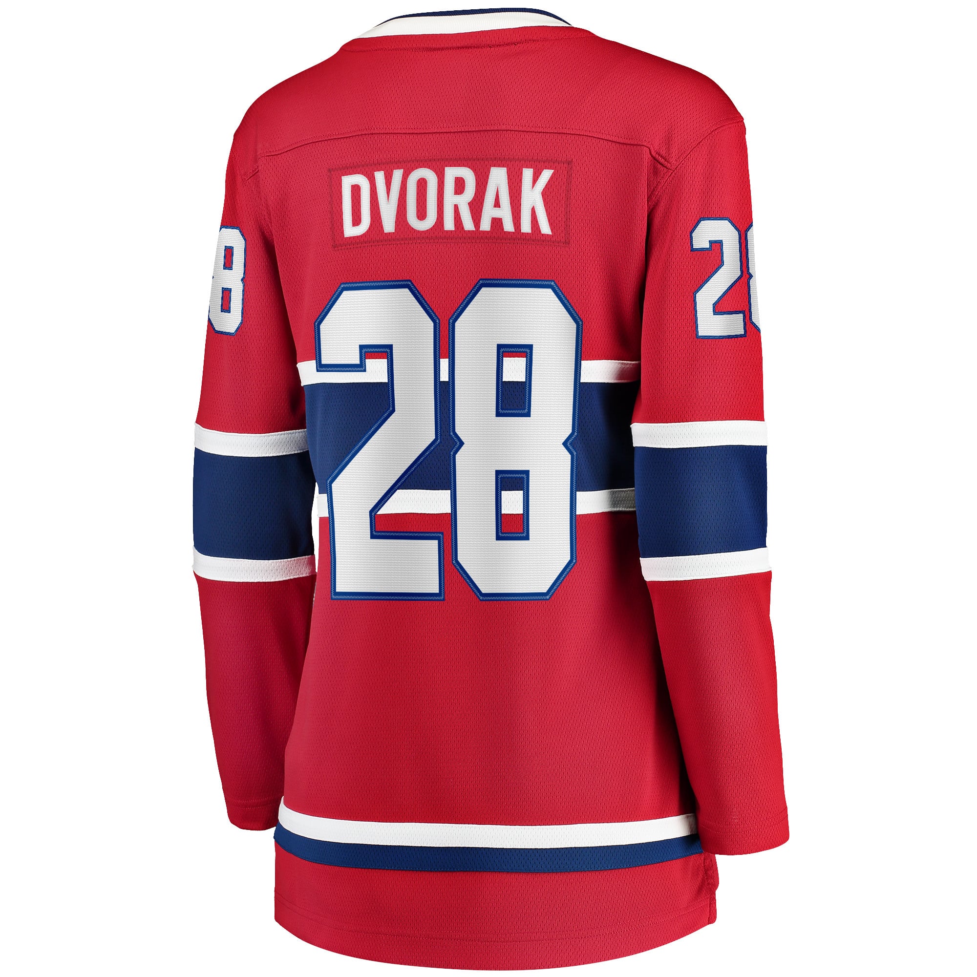 Christian Dvorak Montreal Canadiens Women's Home Breakaway Player Jersey - Red - Image 4