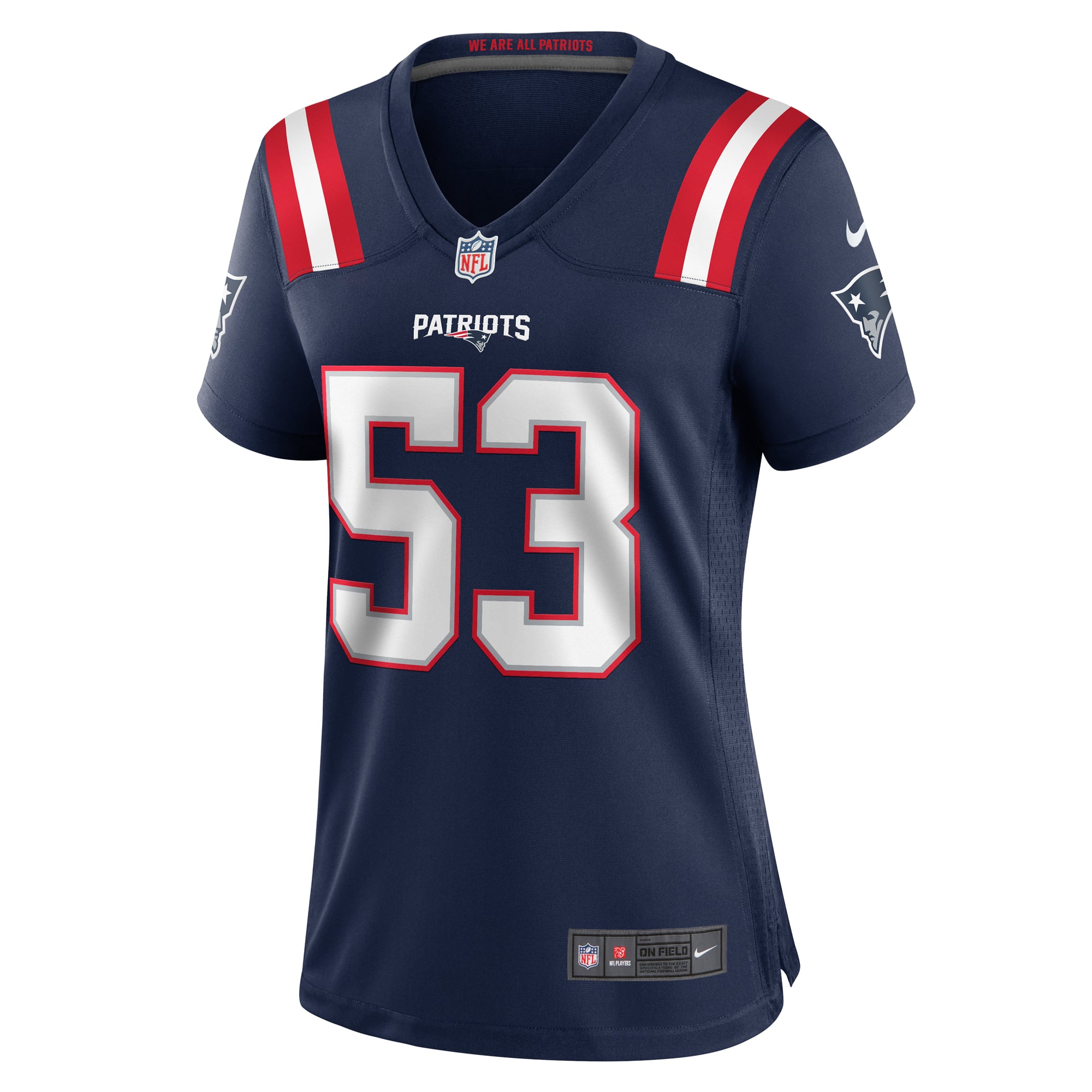 Christian Elliss New England Patriots Women's Game Jersey - Navy - Image 3