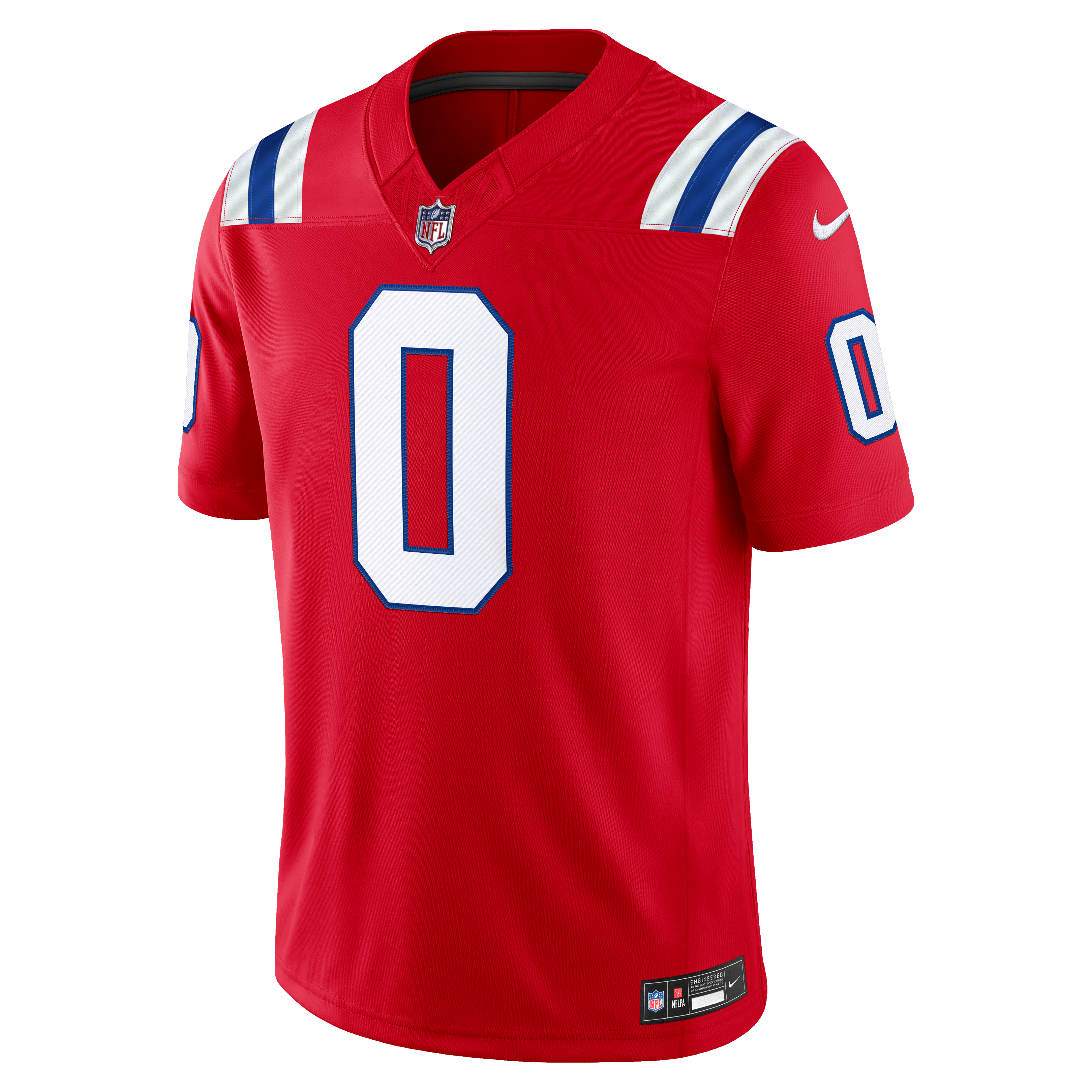 Christian Gonzalez New England Patriots Alternate Vapor F.U.S.E. Stitched Limited Jersey - Red - Image 3