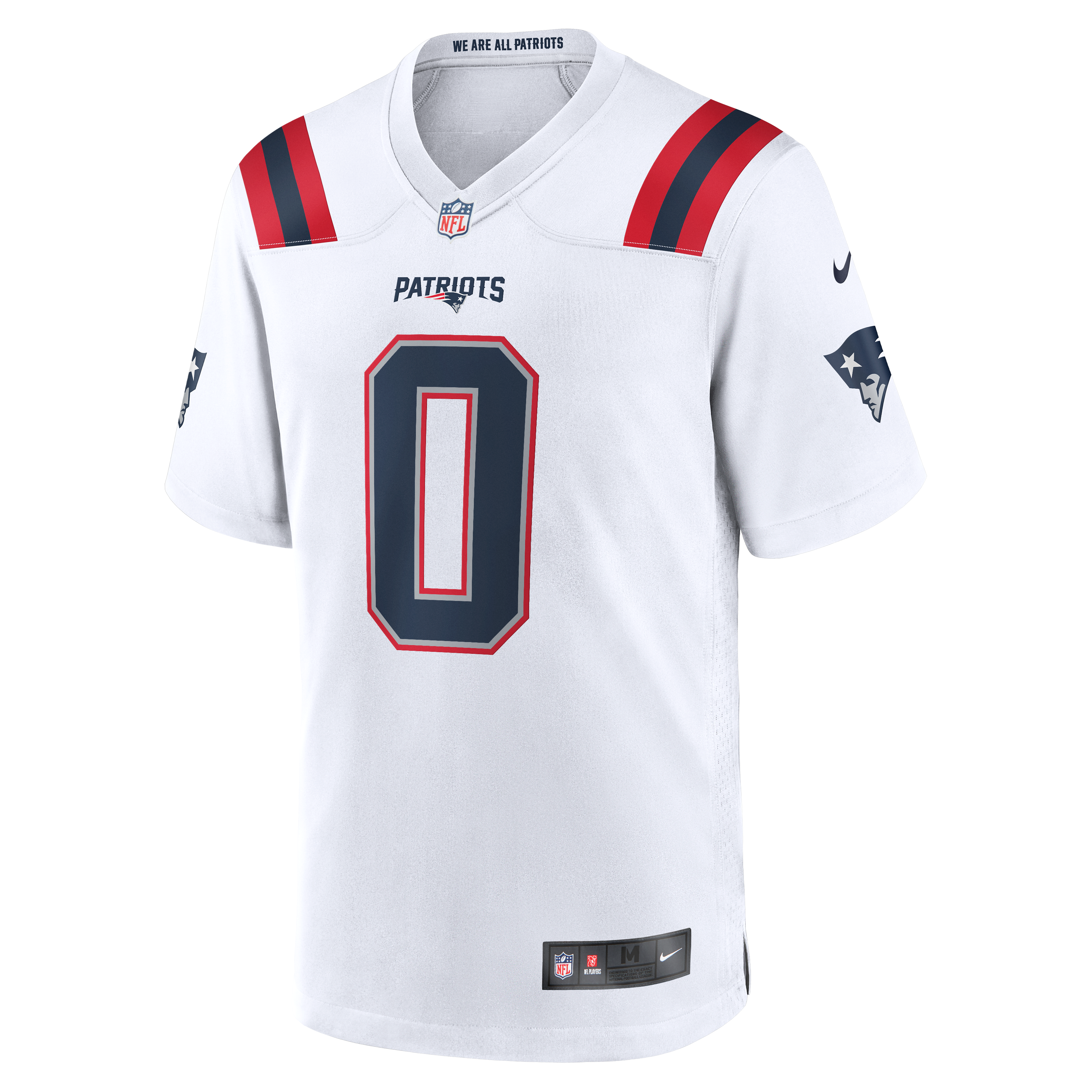 Christian Gonzalez New England Patriots Game Jersey - White - Image 8