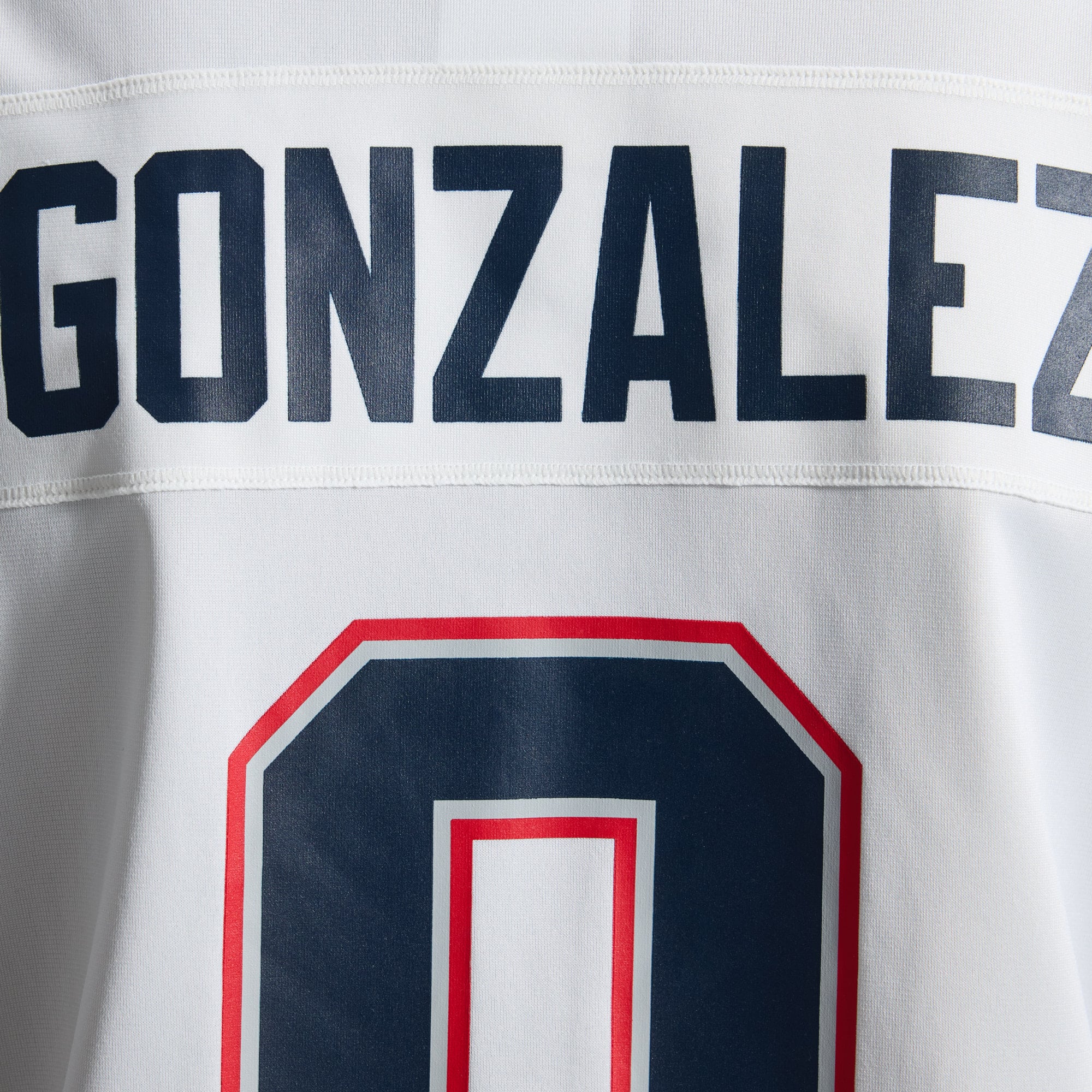 Christian Gonzalez New England Patriots Game Jersey - White - Image 14
