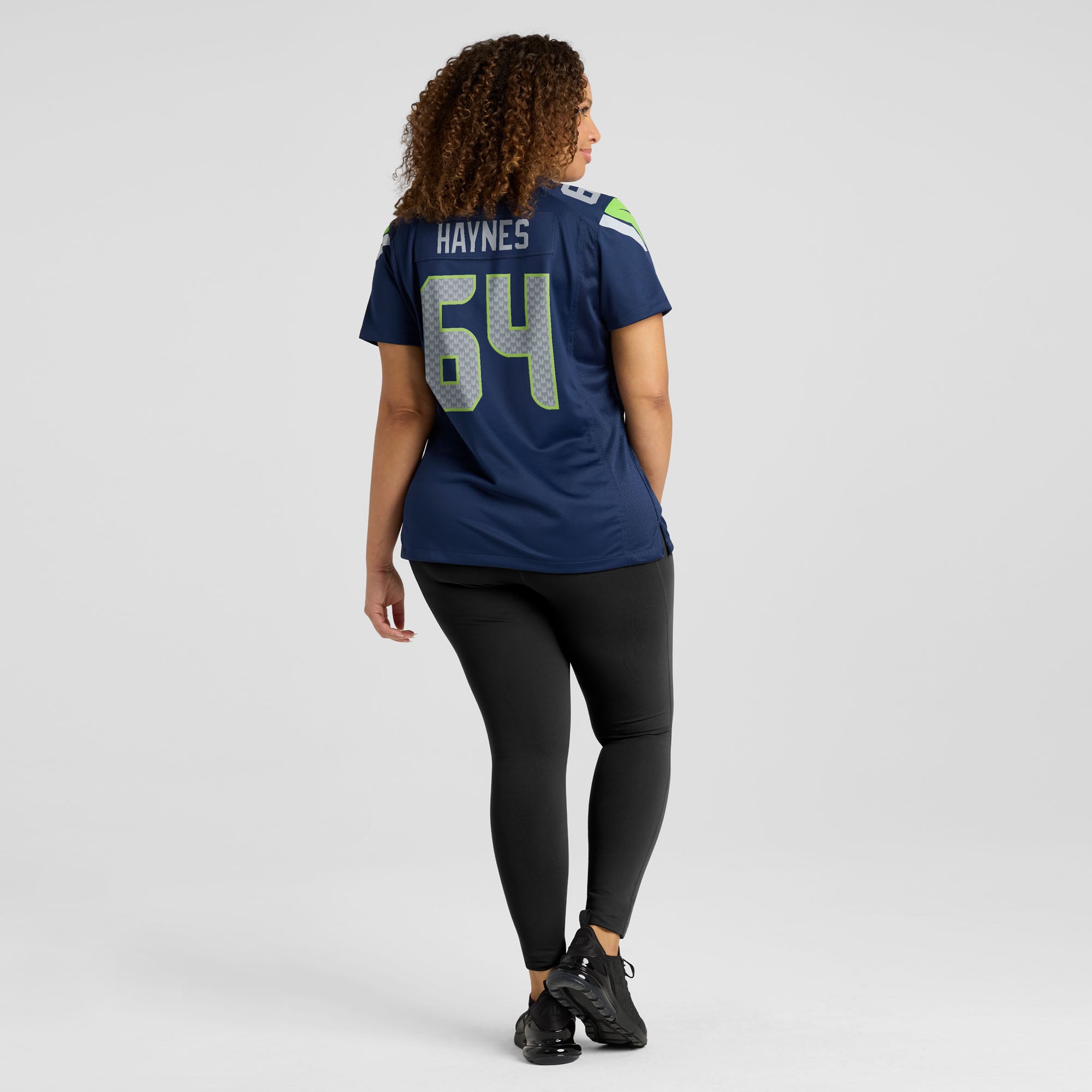 Christian Haynes Seattle Seahawks Women's Team Game Jersey - College Navy - Image 8