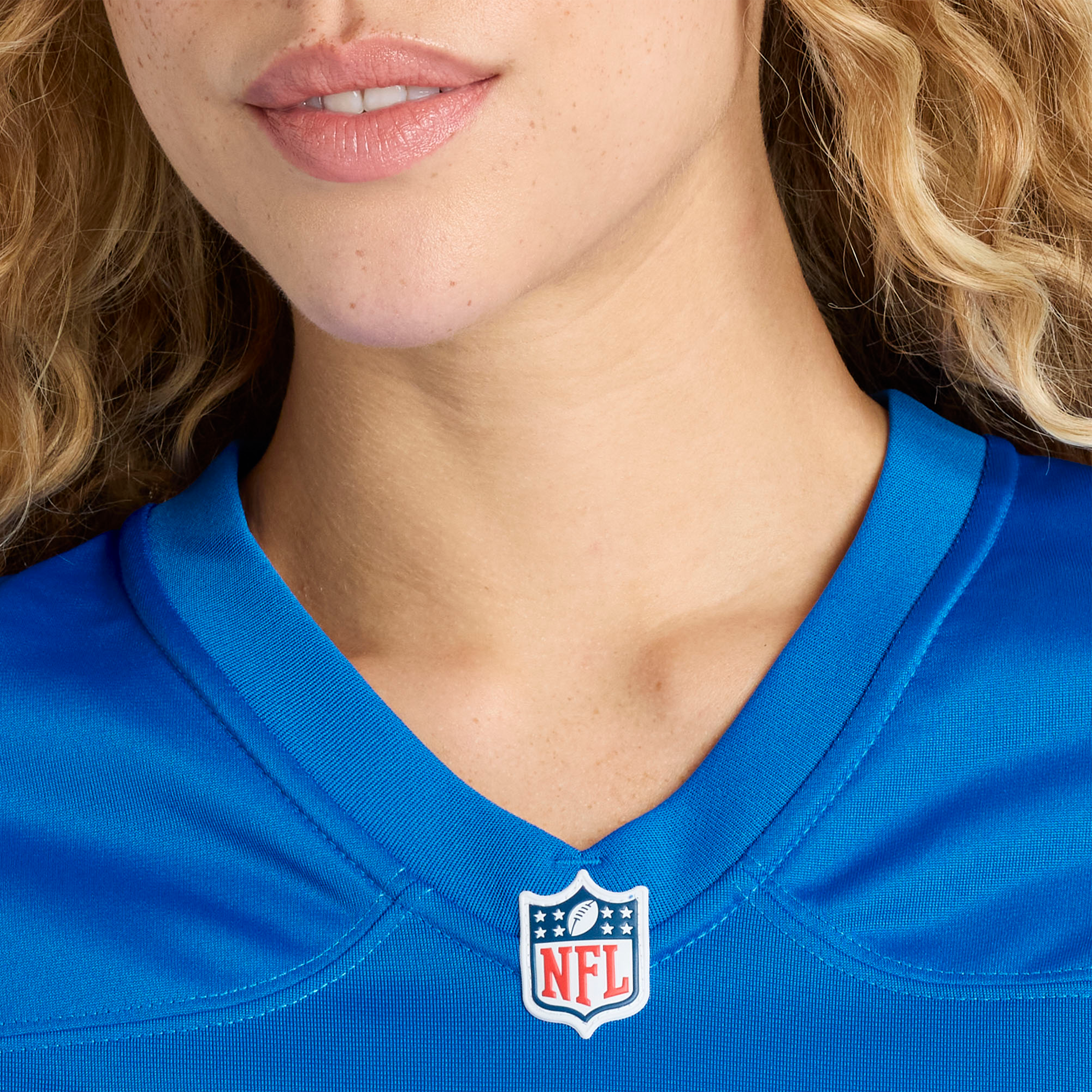 Christian Izien Detroit Lions Women's Team Game Jersey - Blue - Image 9