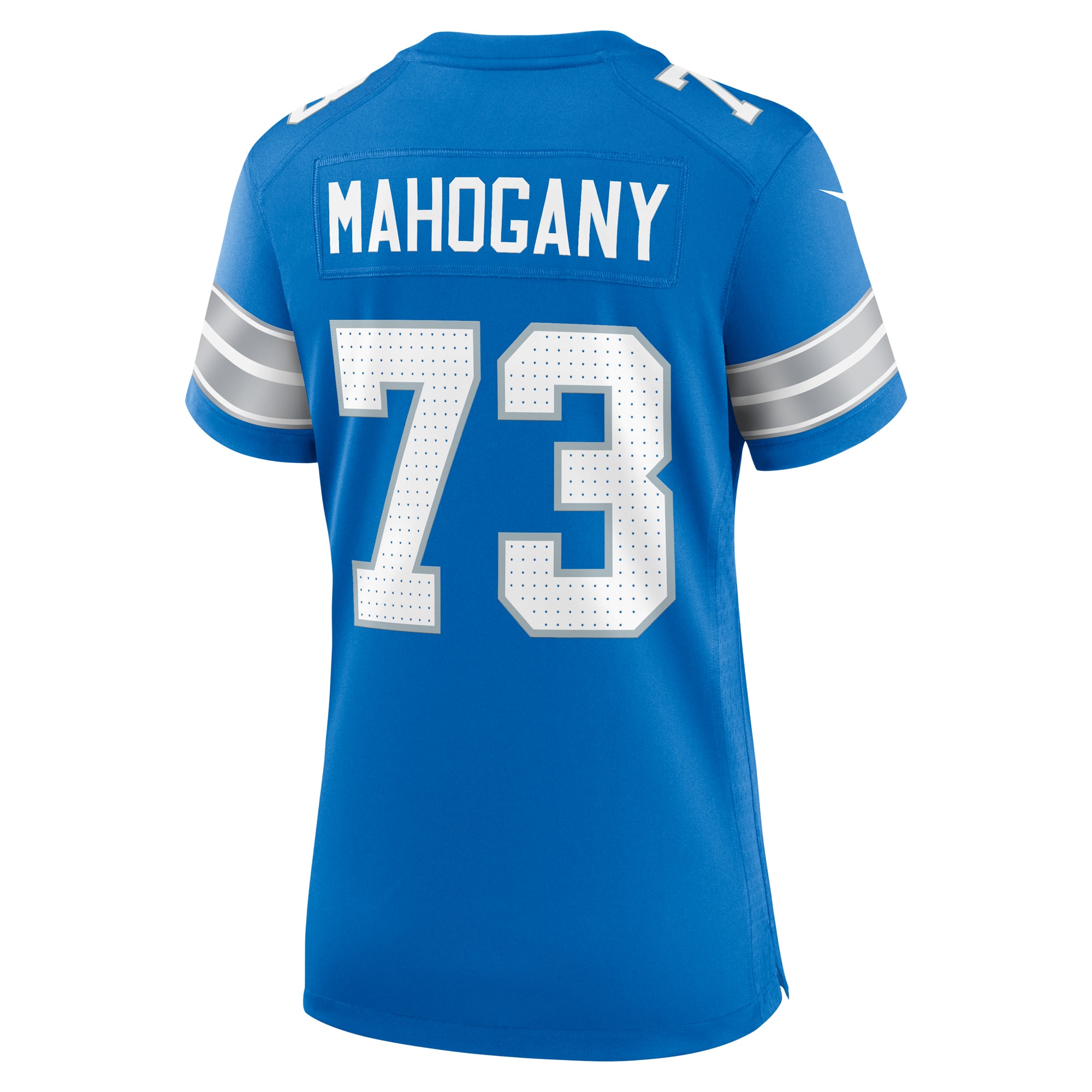 Christian Mahogany Detroit Lions Women's Team Game Jersey - Blue - Image 4