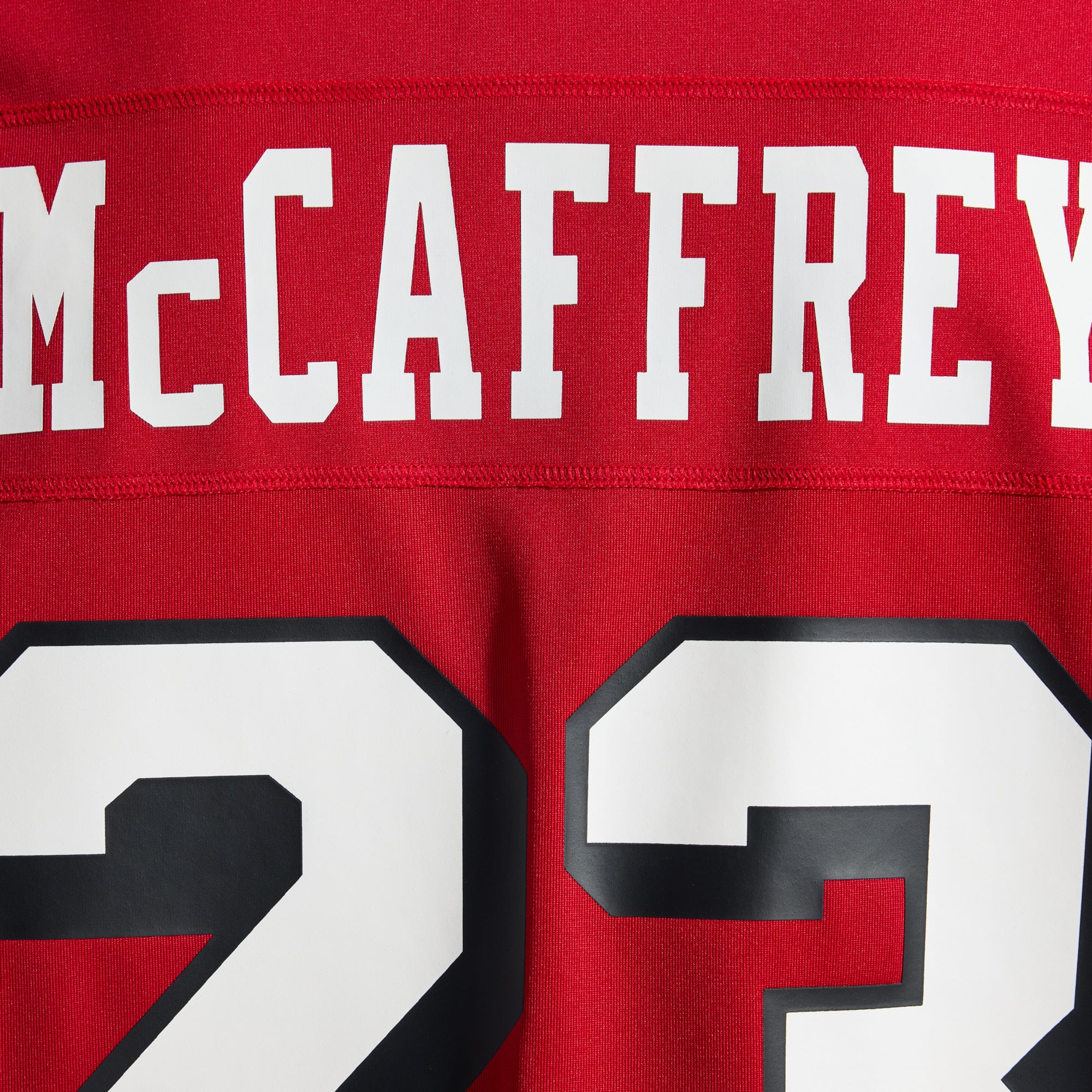 Christian McCaffrey San Francisco 49ers Alternate Game Player Jersey - Scarlet - Image 13