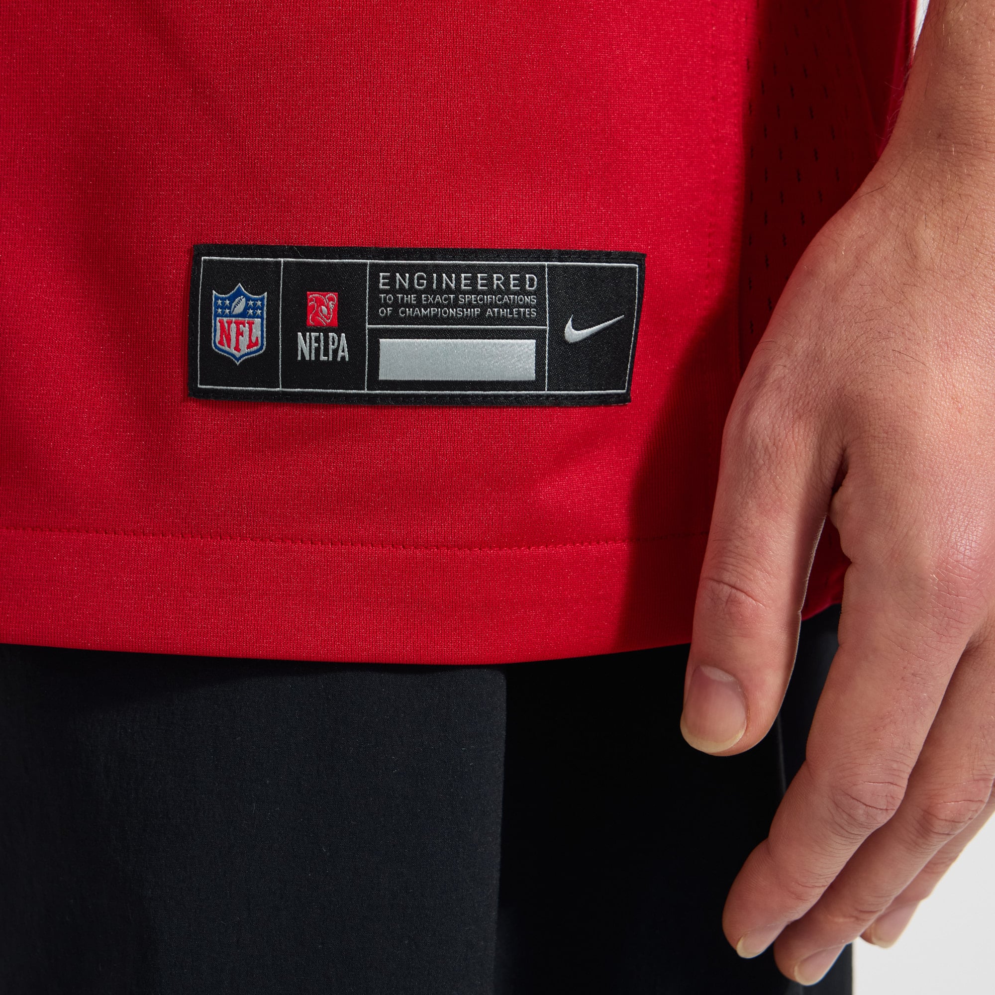 Christian McCaffrey San Francisco 49ers Alternate Game Player Jersey - Scarlet - Image 9