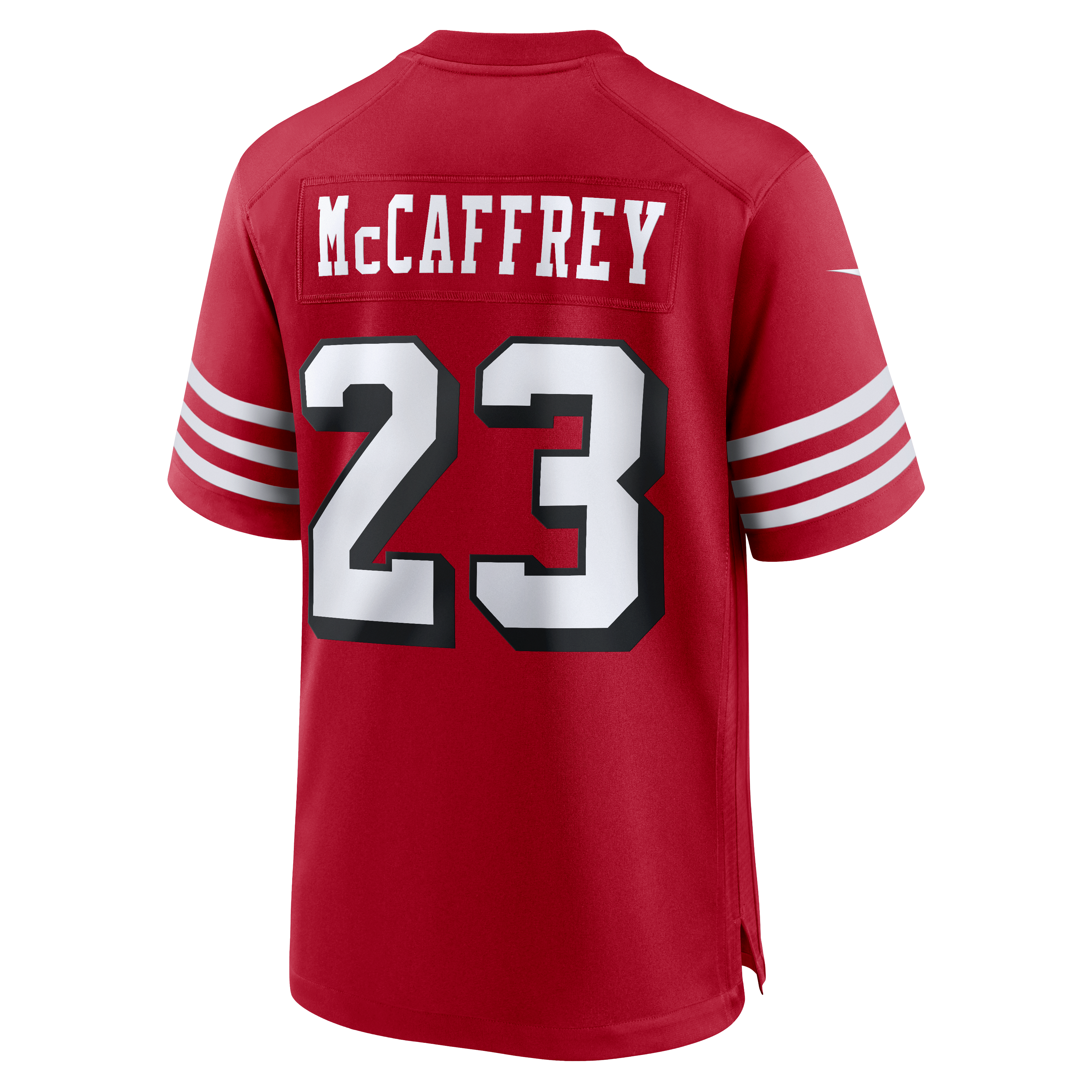Christian McCaffrey San Francisco 49ers Alternate Game Player Jersey - Scarlet - Image 8