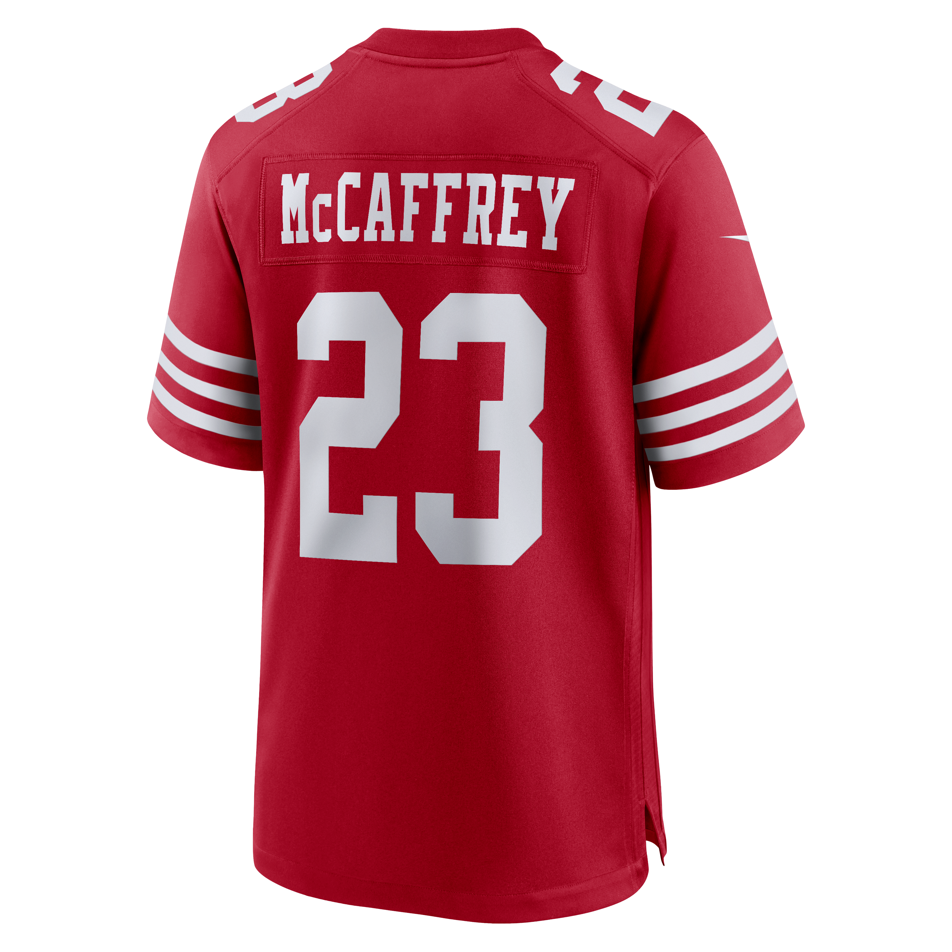 Christian McCaffrey San Francisco 49ers Game Player Jersey - Scarlet - Image 8