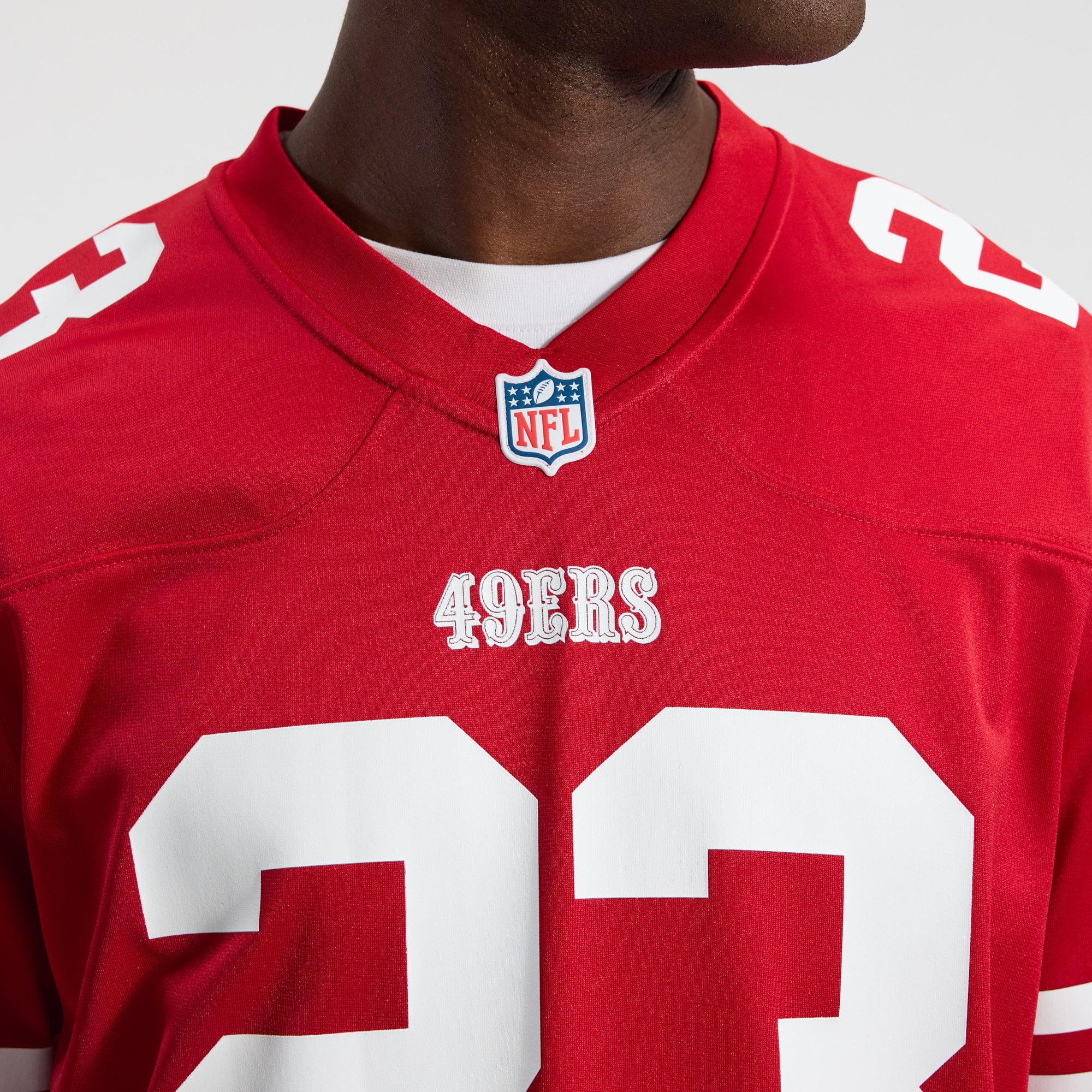 Christian McCaffrey San Francisco 49ers Game Player Jersey - Scarlet - Image 9