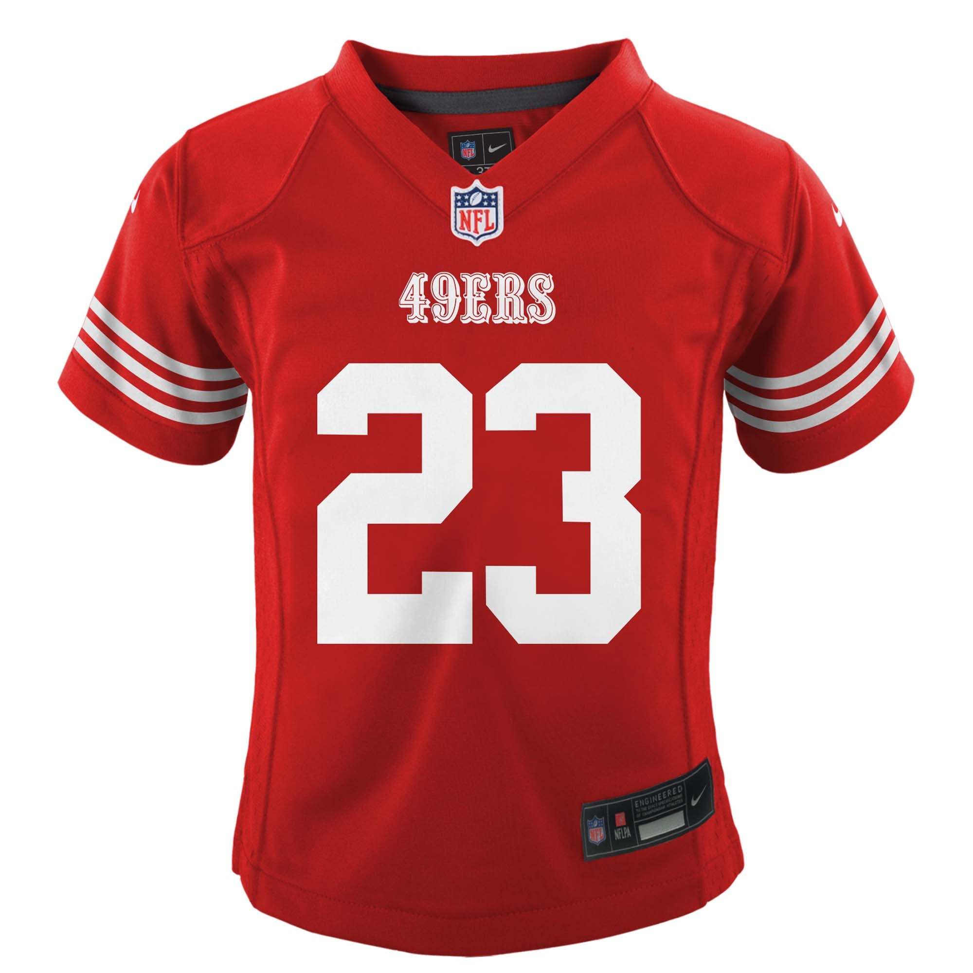 Christian McCaffrey San Francisco 49ers Infant Team Player Game Jersey - Scarlet - Image 3