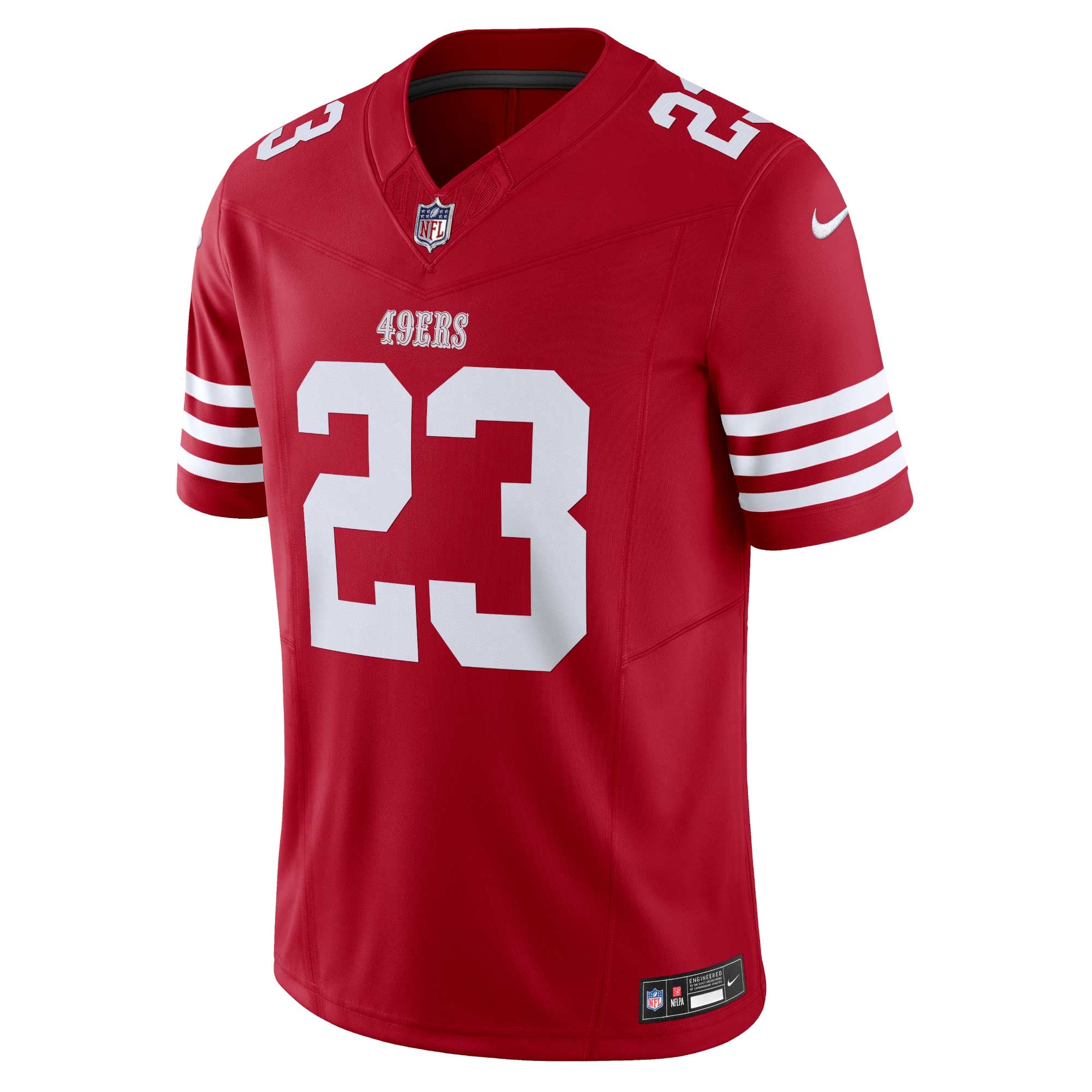 Christian McCaffrey San Francisco 49ers Vapor F.U.S.E. Limited 2nd Alternate Jersey - Scarlet - Image 3