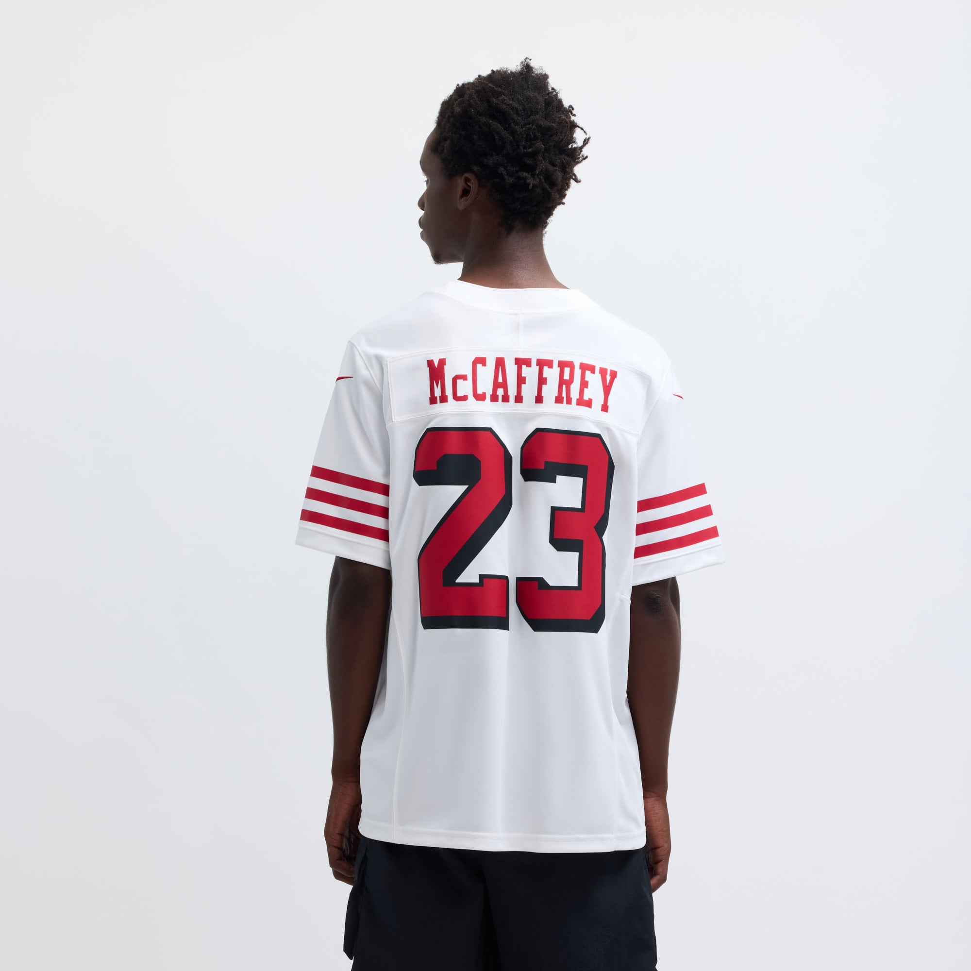 Christian McCaffrey San Francisco 49ers Vapor F.U.S.E. Limited 2nd Alternate Jersey - White - Image 6
