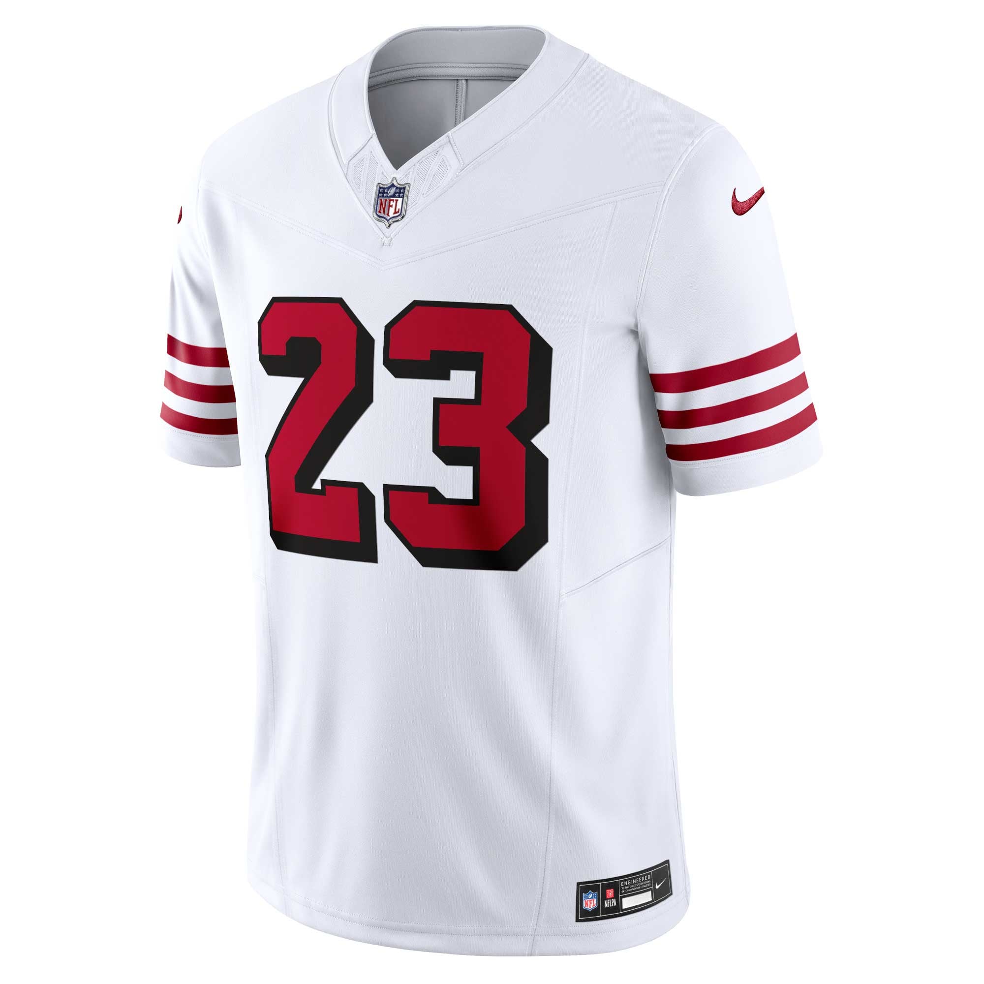 Christian McCaffrey San Francisco 49ers Vapor F.U.S.E. Limited 2nd Alternate Jersey - White - Image 3