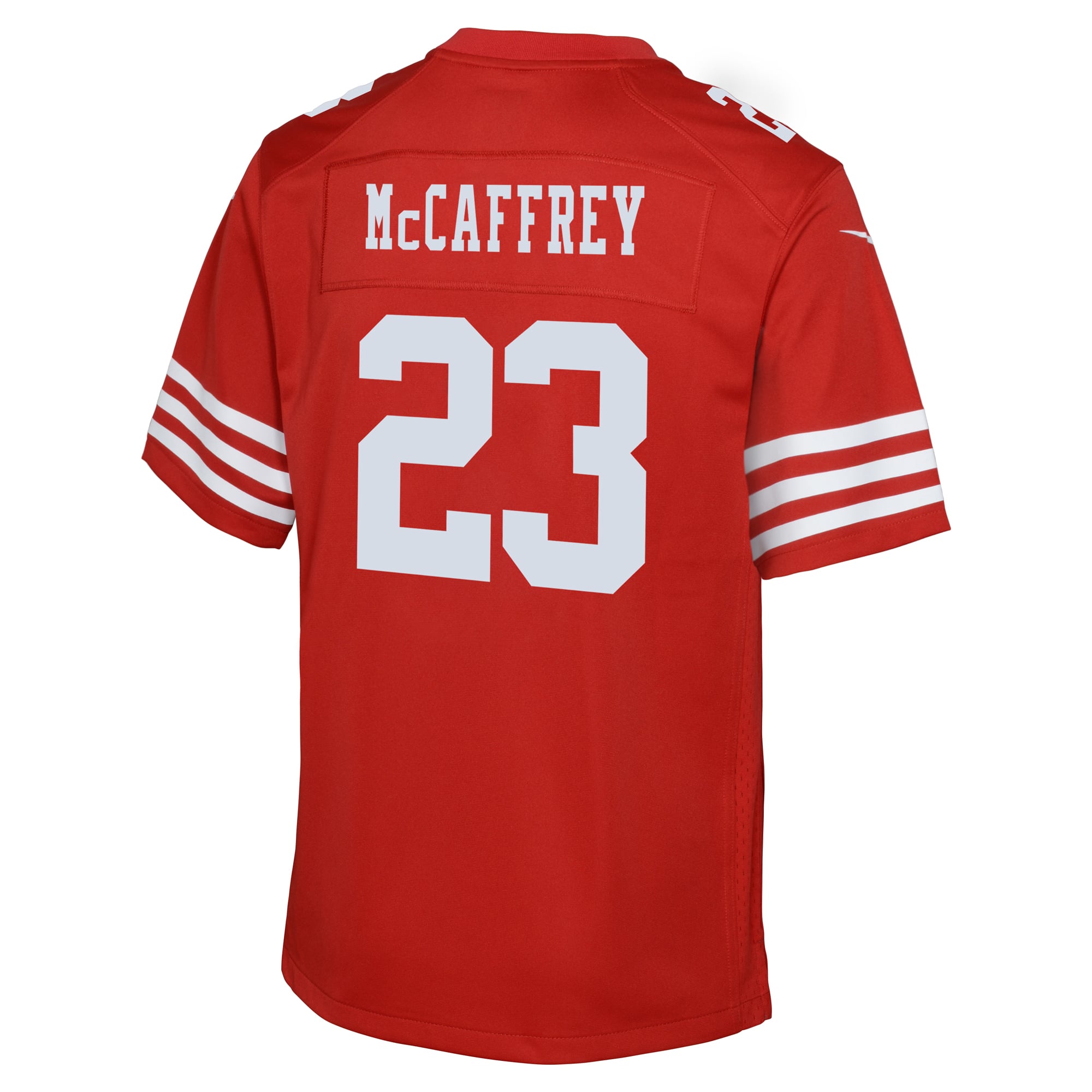Christian McCaffrey San Francisco 49ers Youth 80th Anniversary Game Jersey - Scarlet - Image 4