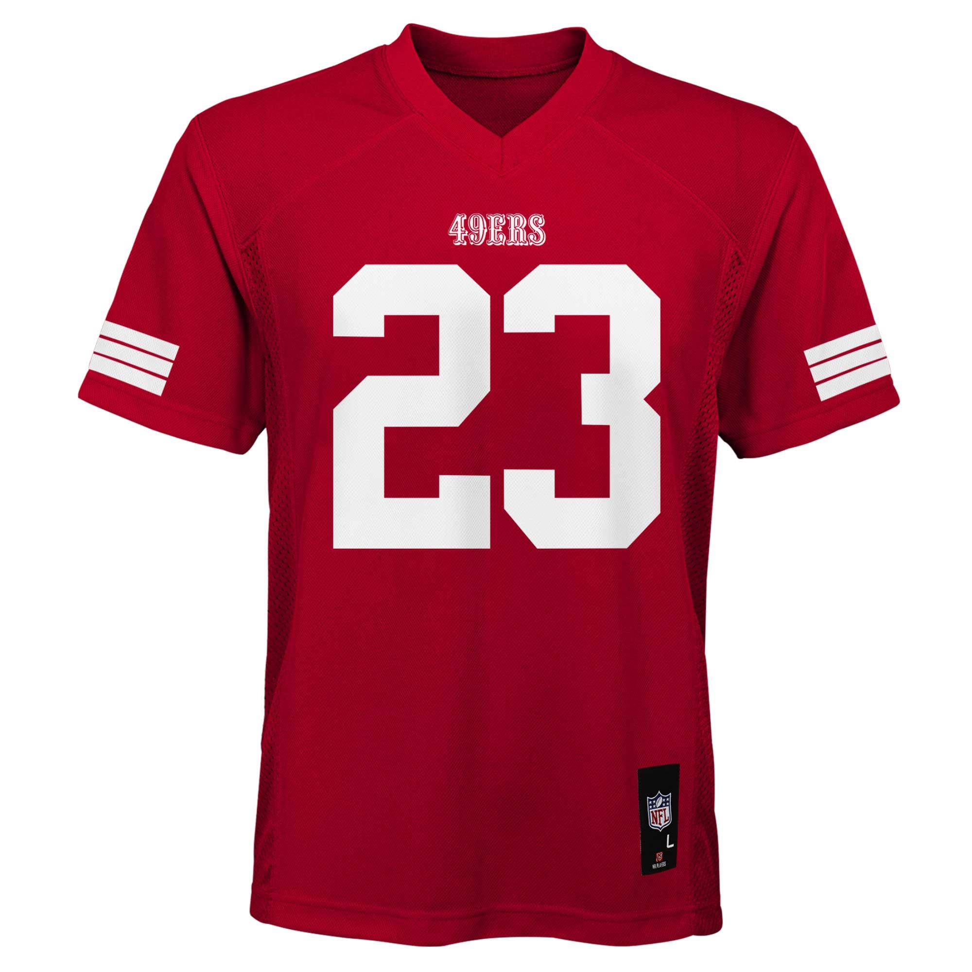 Christian McCaffrey San Francisco 49ers Youth Jersey - Scarlet - Image 3