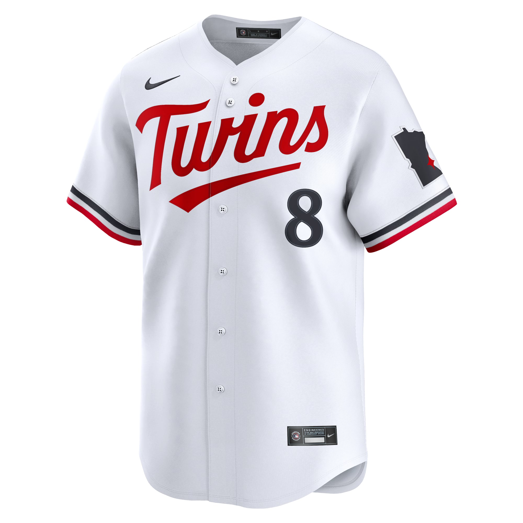Christian Vázquez Minnesota Twins Home Limited Jersey - White - Image 3