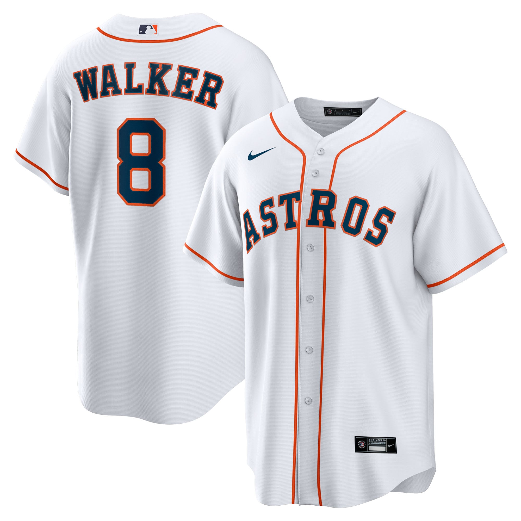 Christian Walker Houston Astros Home Jersey - White