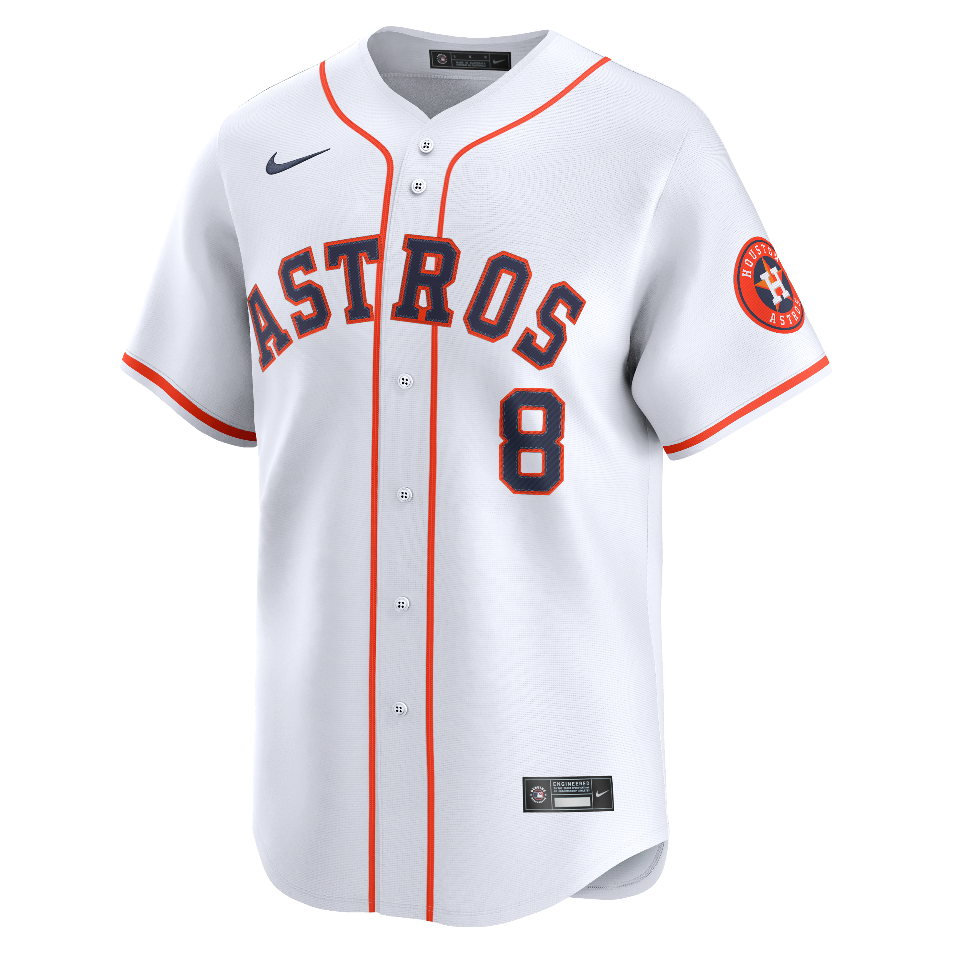 Christian Walker Houston Astros Home Limited Player Jersey - White - Image 3
