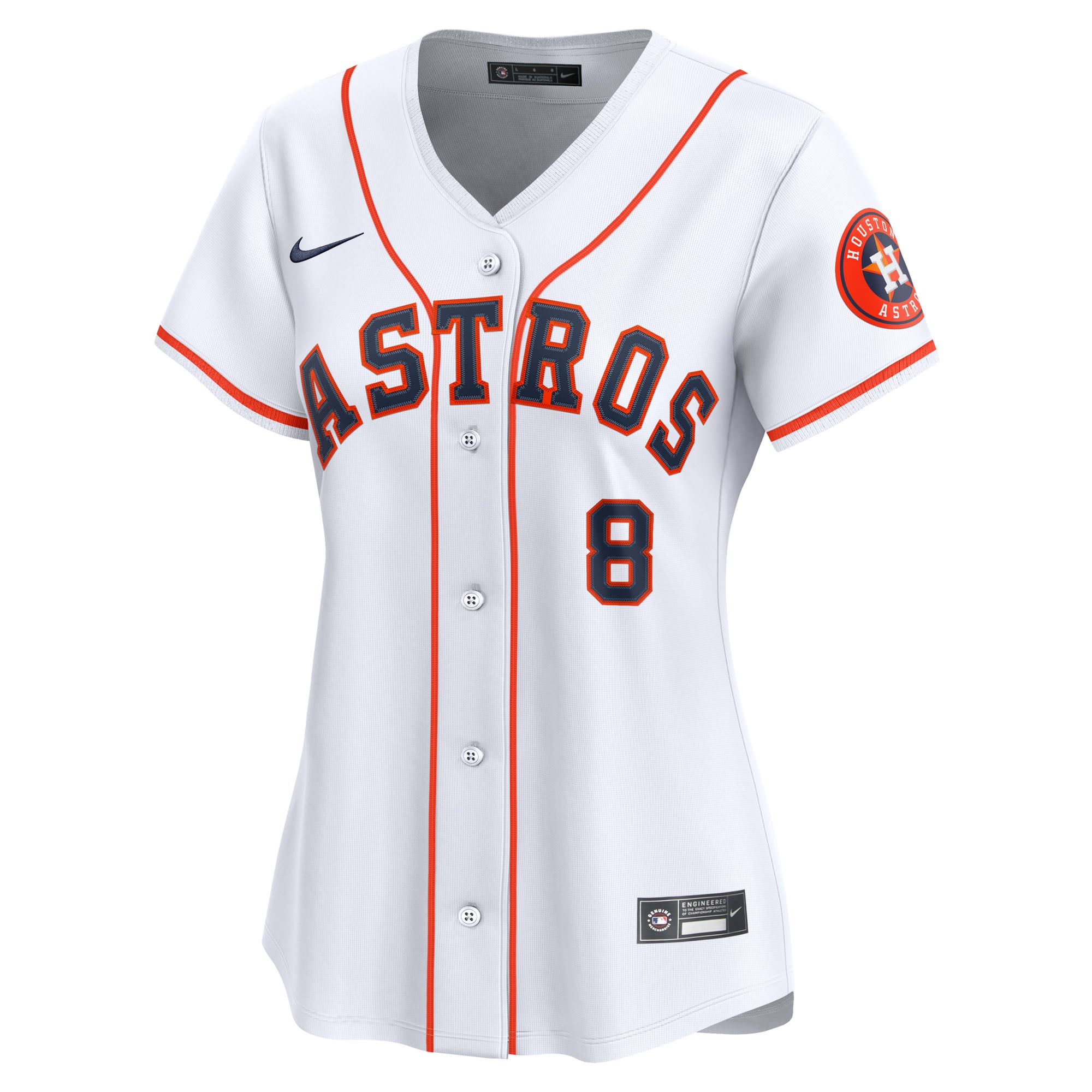 Christian Walker Houston Astros Women's Home Limited Player Jersey - White - Image 3