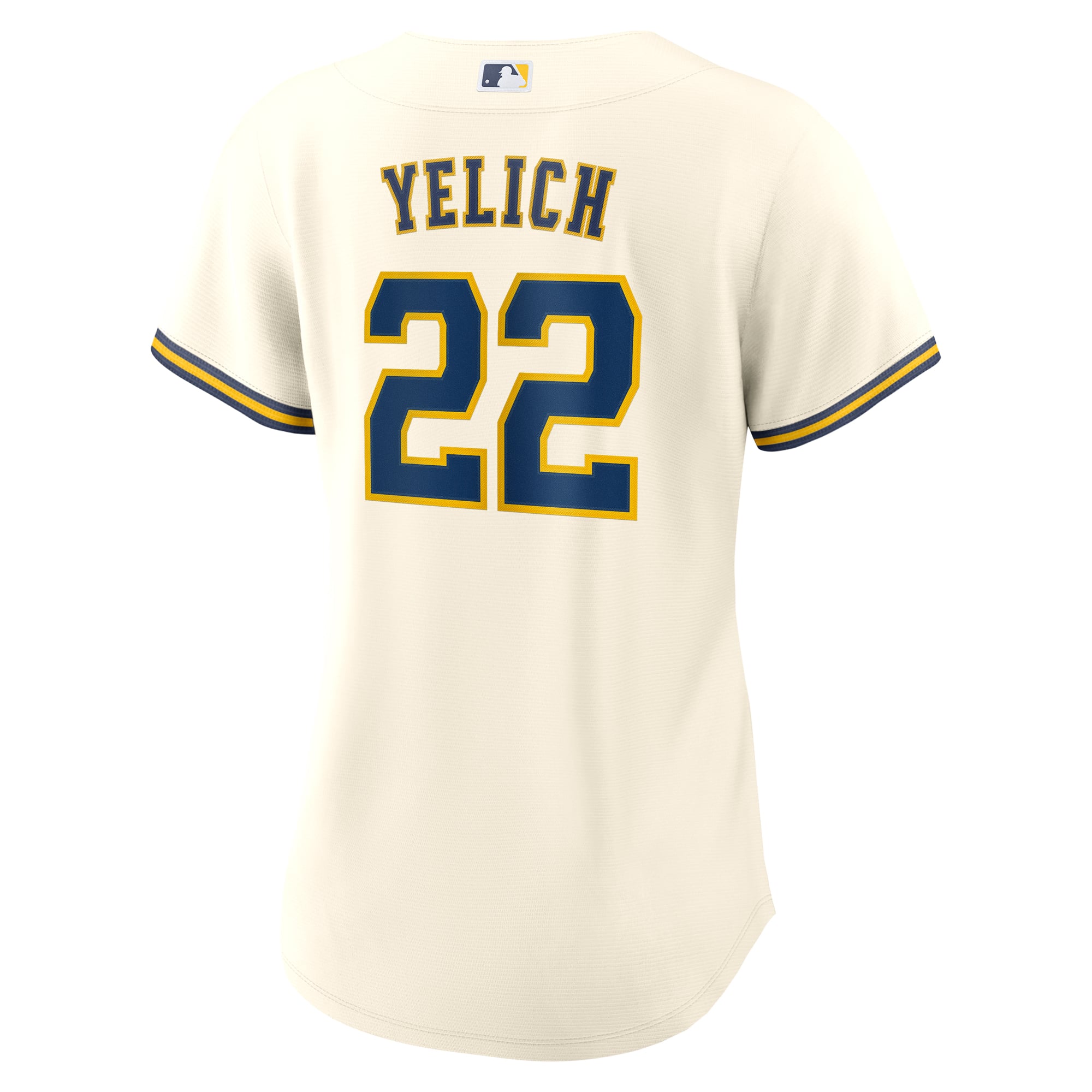 Christian Yelich Milwaukee Brewers Women's Home Jersey - White - Image 4