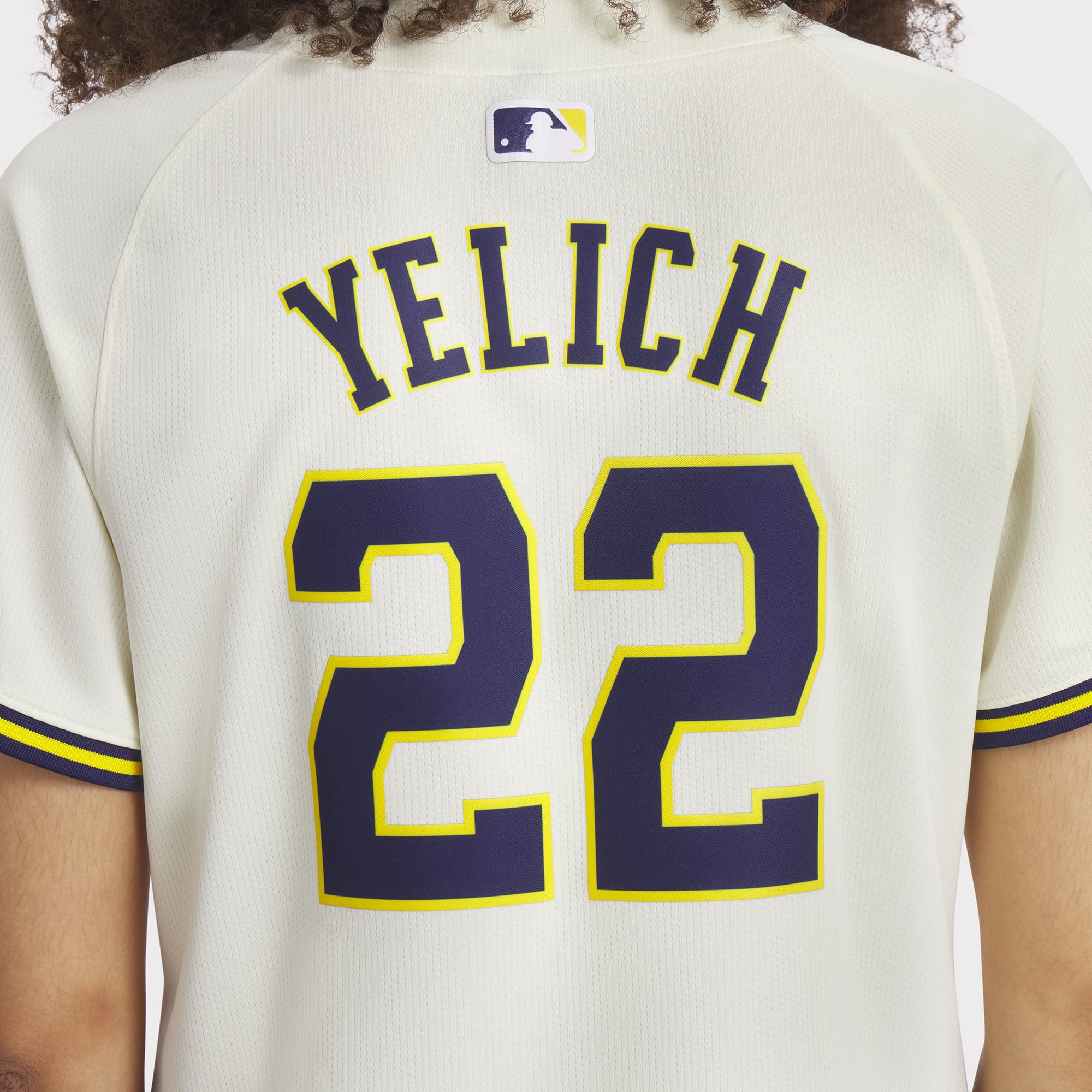Christian Yelich Milwaukee Brewers Women's Home Limited Player Jersey - Cream - Image 13