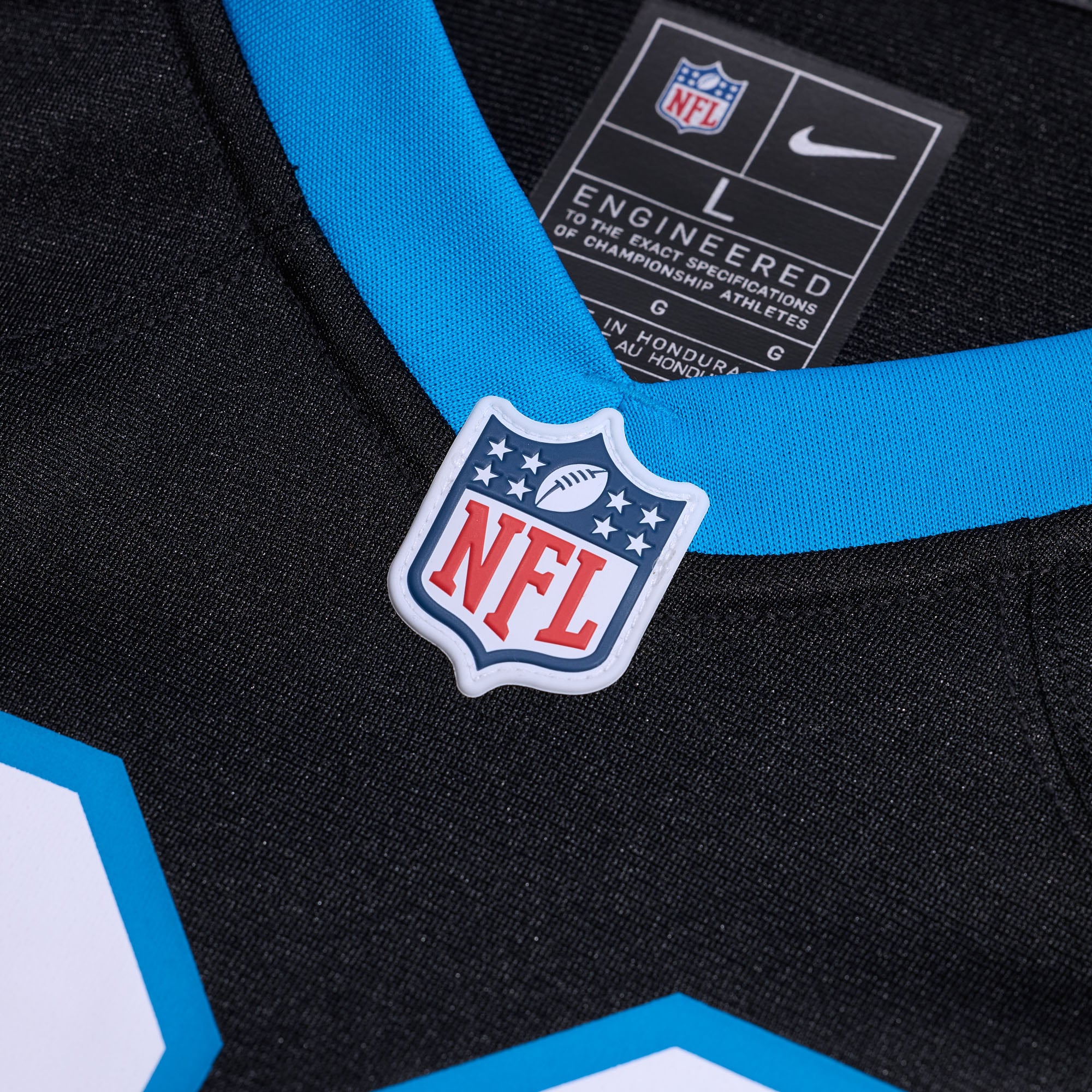 Chuba Hubbard Carolina Panthers Alternate Game Jersey - Black - Image 5