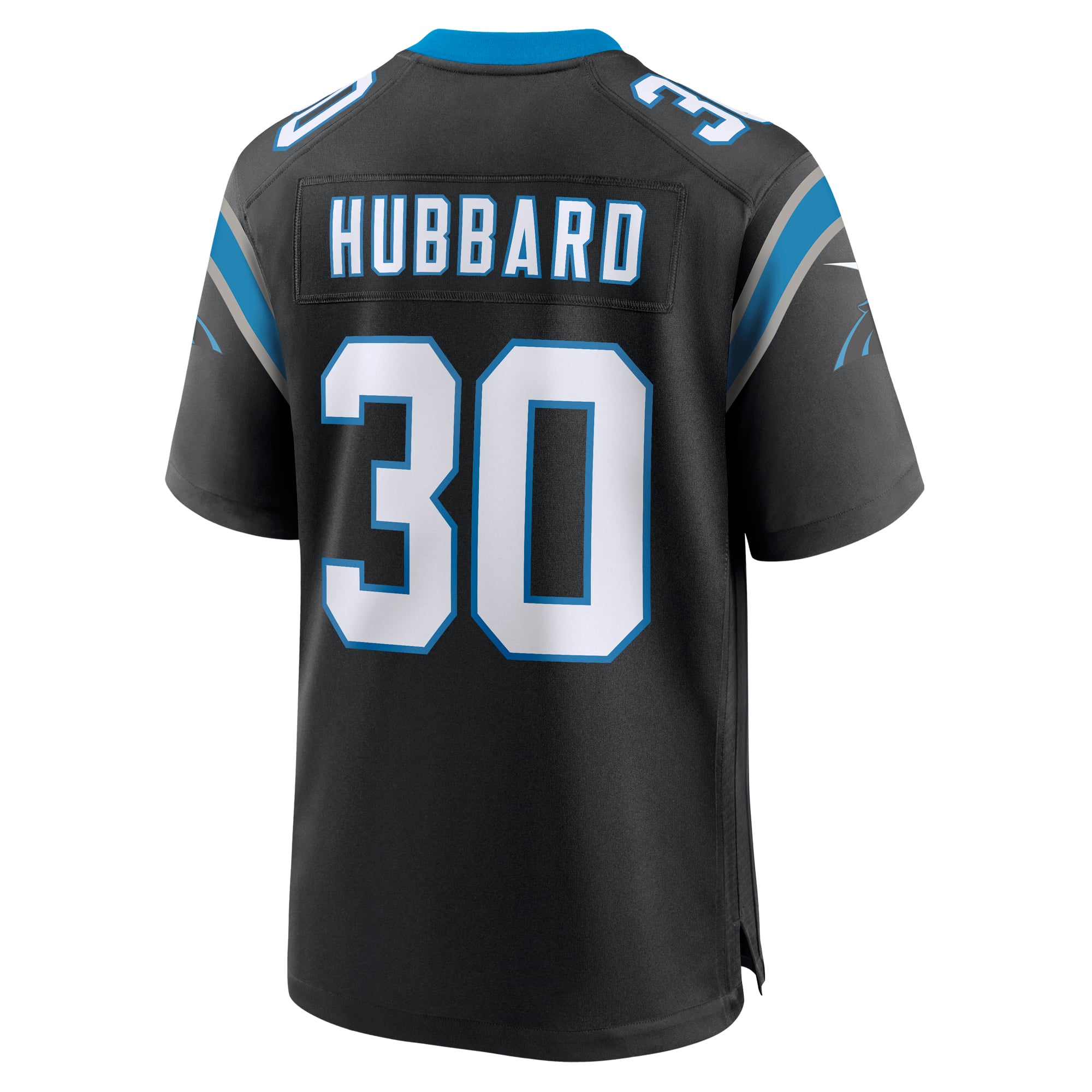 Chuba Hubbard Carolina Panthers Alternate Game Jersey - Black - Image 4