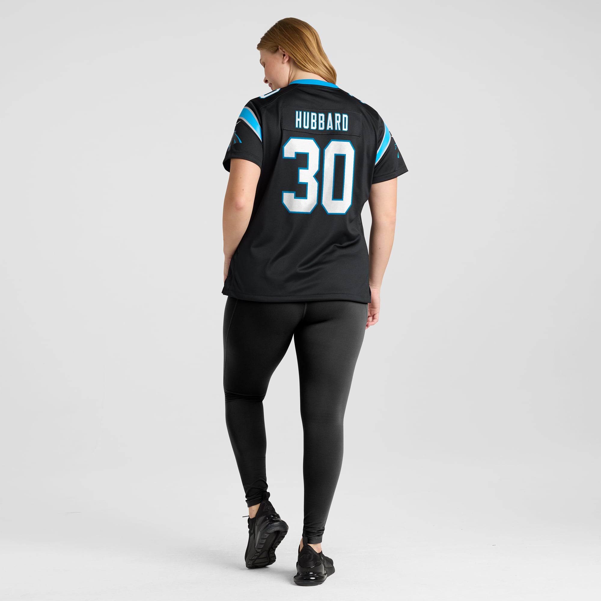 Chuba Hubbard Carolina Panthers Women's Alternate Game Jersey - Blue - Black - Image 8