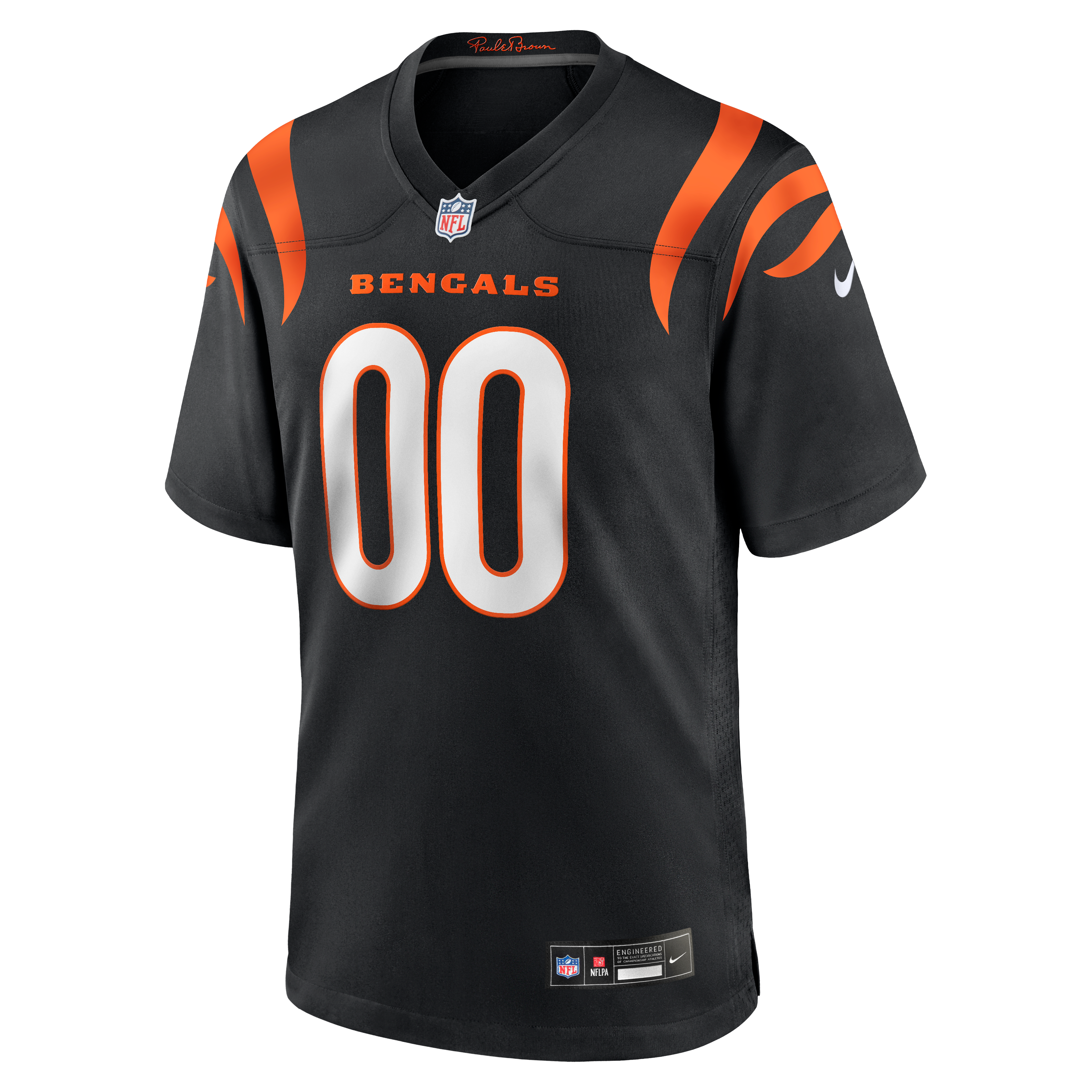 Cincinnati Bengals Alternate Game Custom Jersey - Black - Image 3