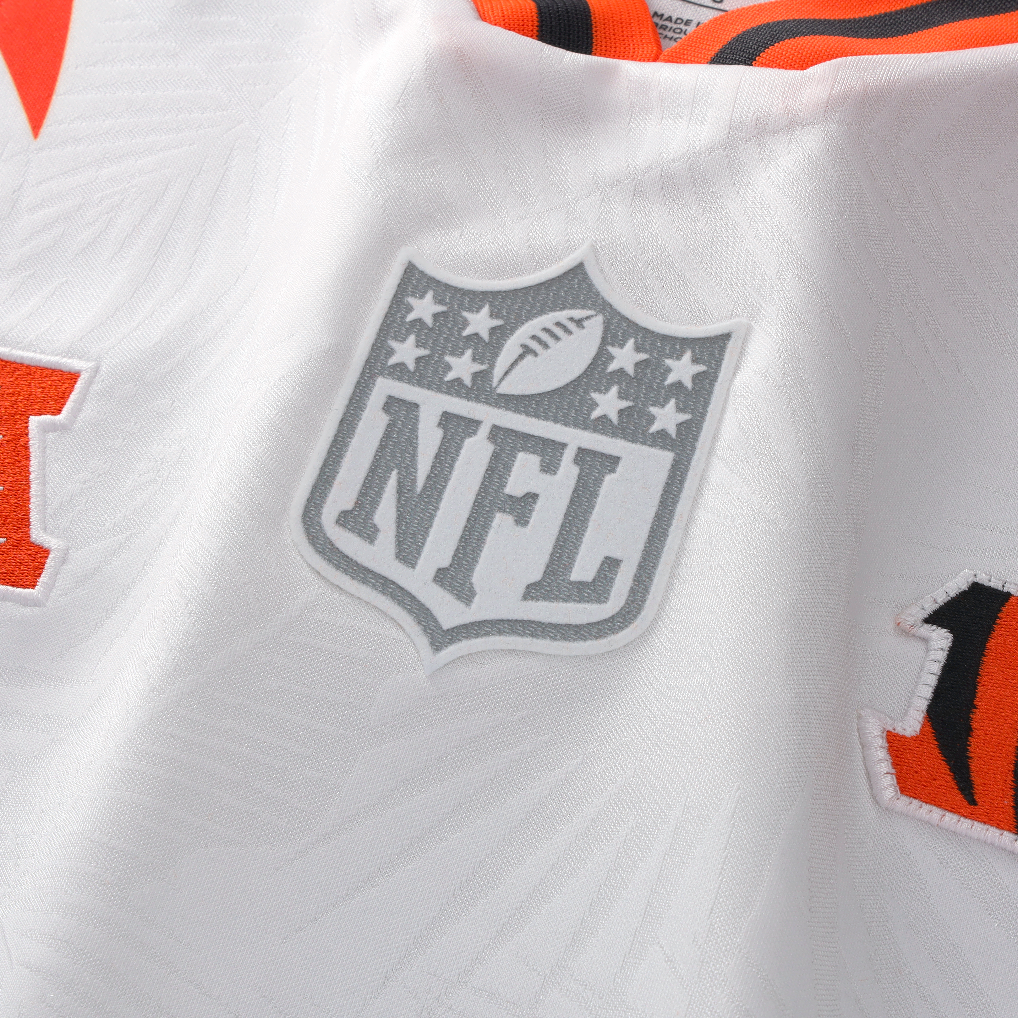 Cincinnati Bengals Youth Football x Football V-Neck Fan Top - White - Image 6