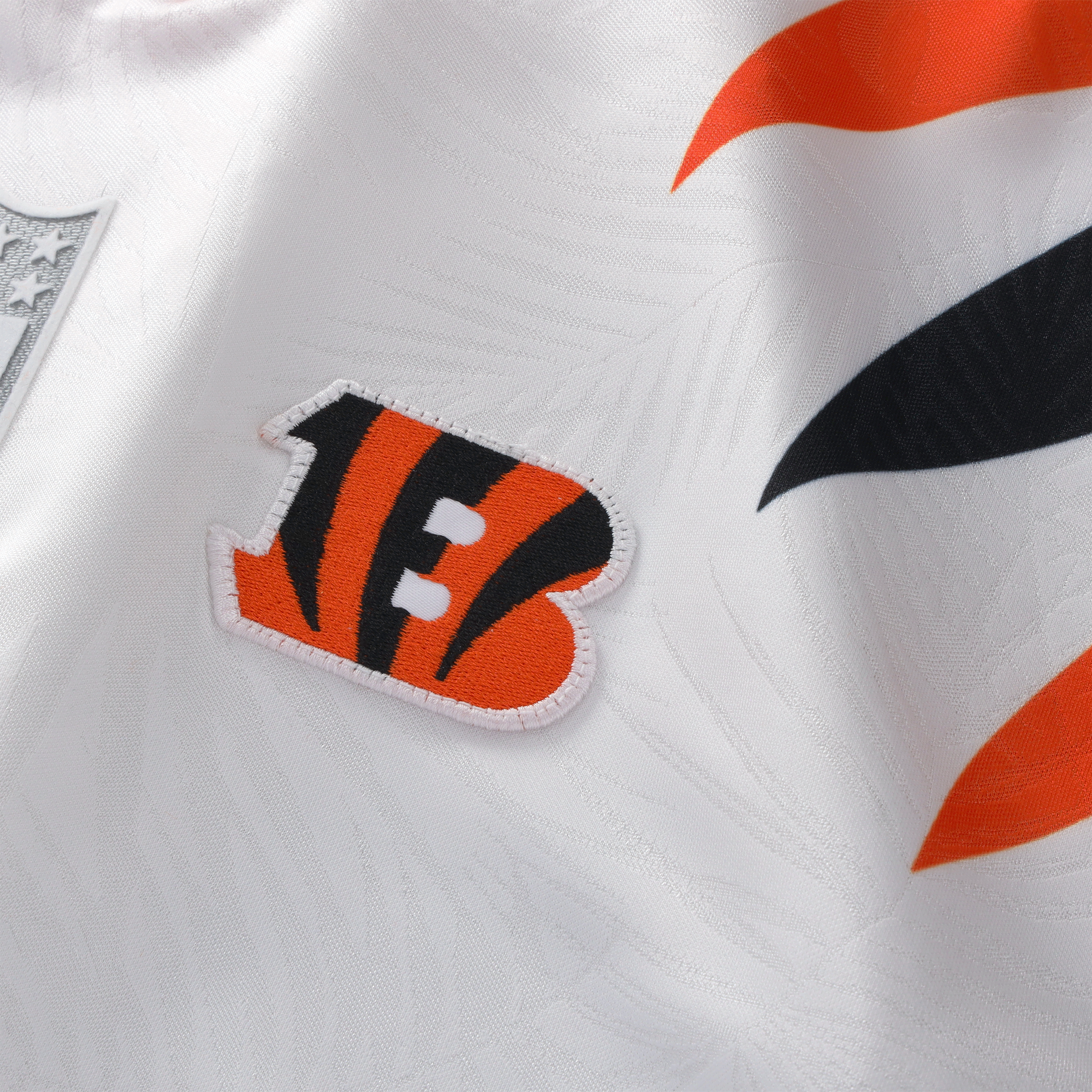 Cincinnati Bengals Youth Football x Football V-Neck Fan Top - White - Image 5