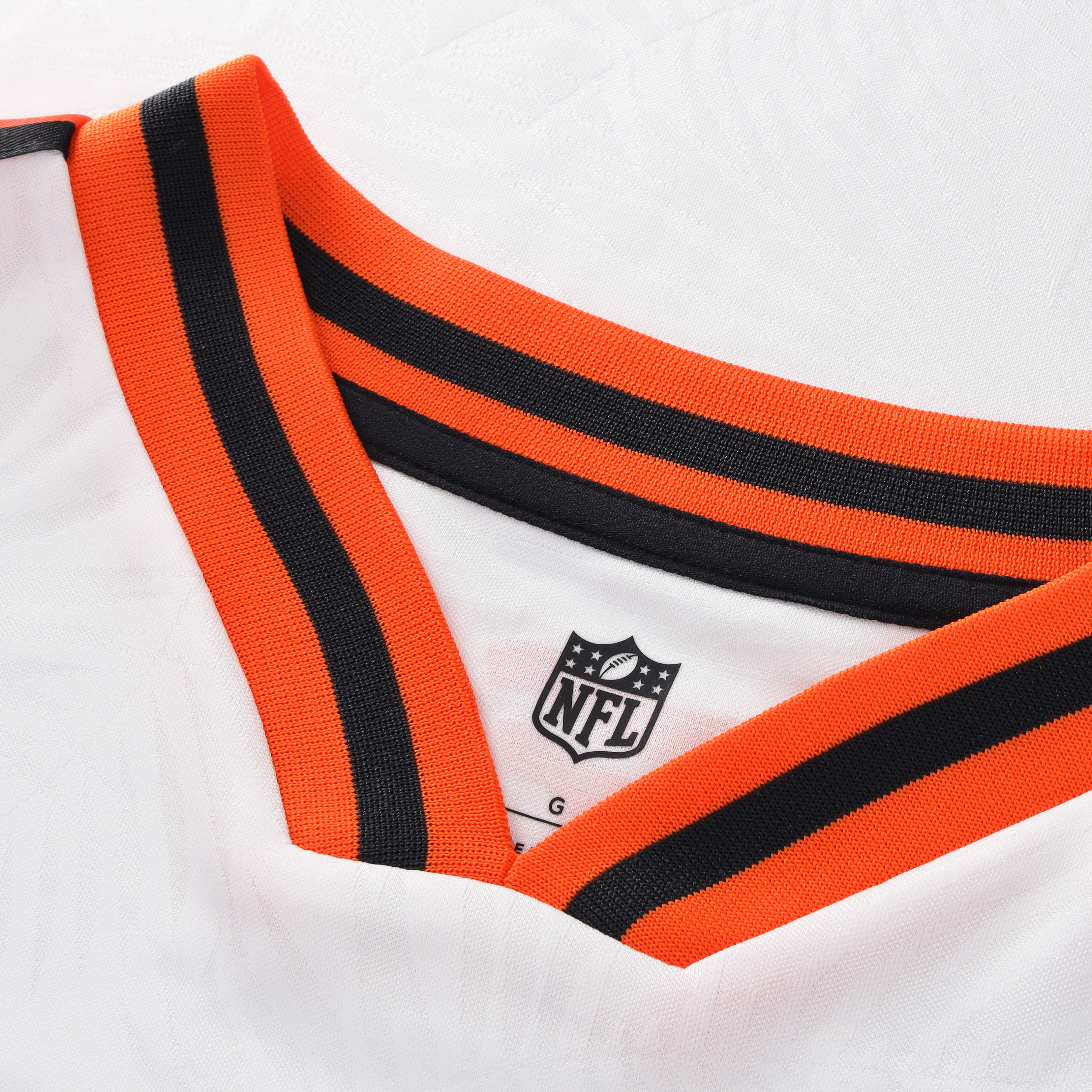 Cincinnati Bengals Youth Football x Football V-Neck Fan Top - White - Image 4