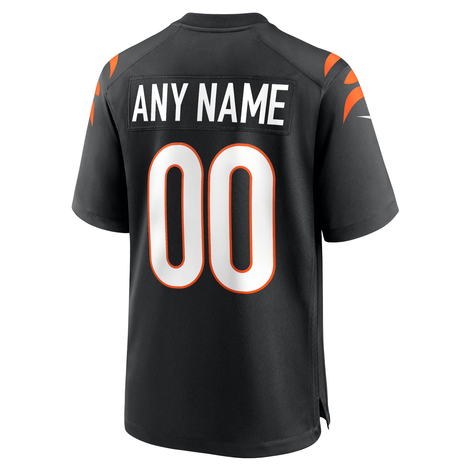 Cincinnati Bengals Youth Logo Game Custom Jersey - Black - Image 4