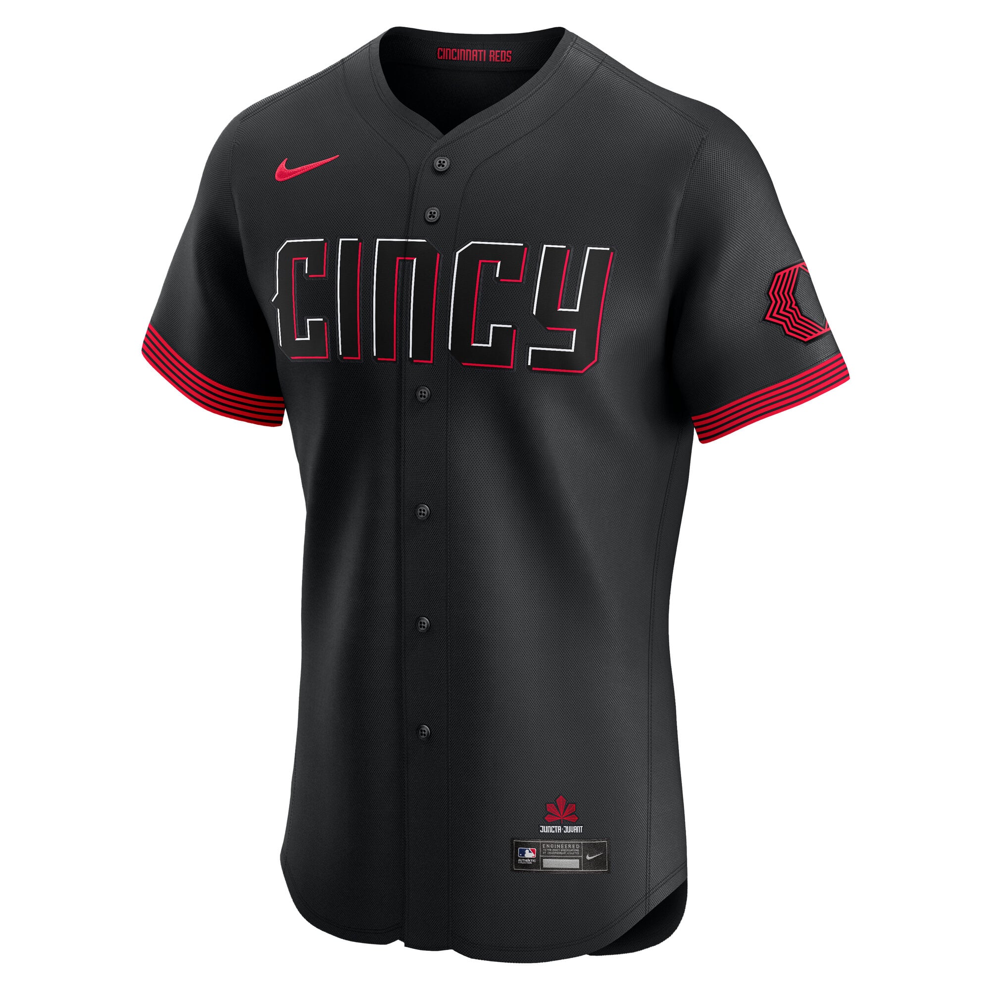 Cincinnati Reds City Connect Elite Jersey - Black - Image 3