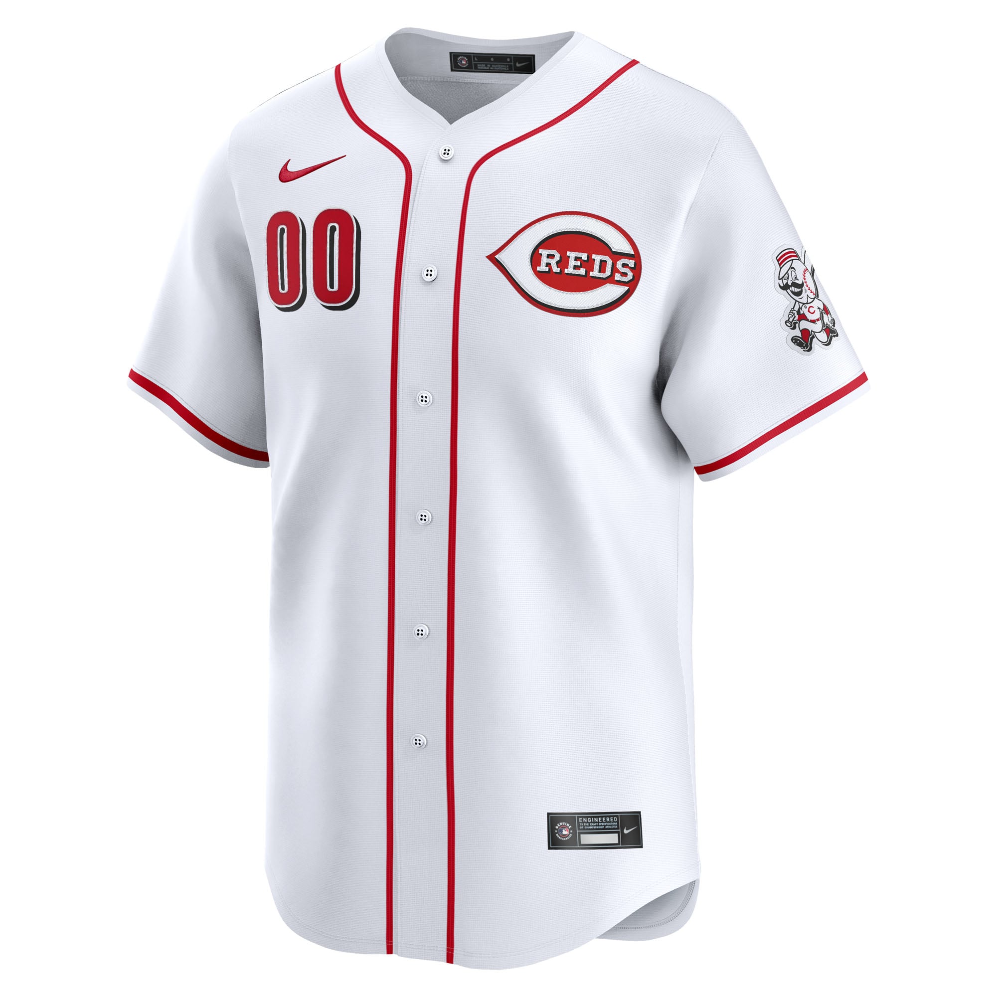 Cincinnati Reds Home Limited Pick-A-Player Retired Roster Jersey - White - Image 3