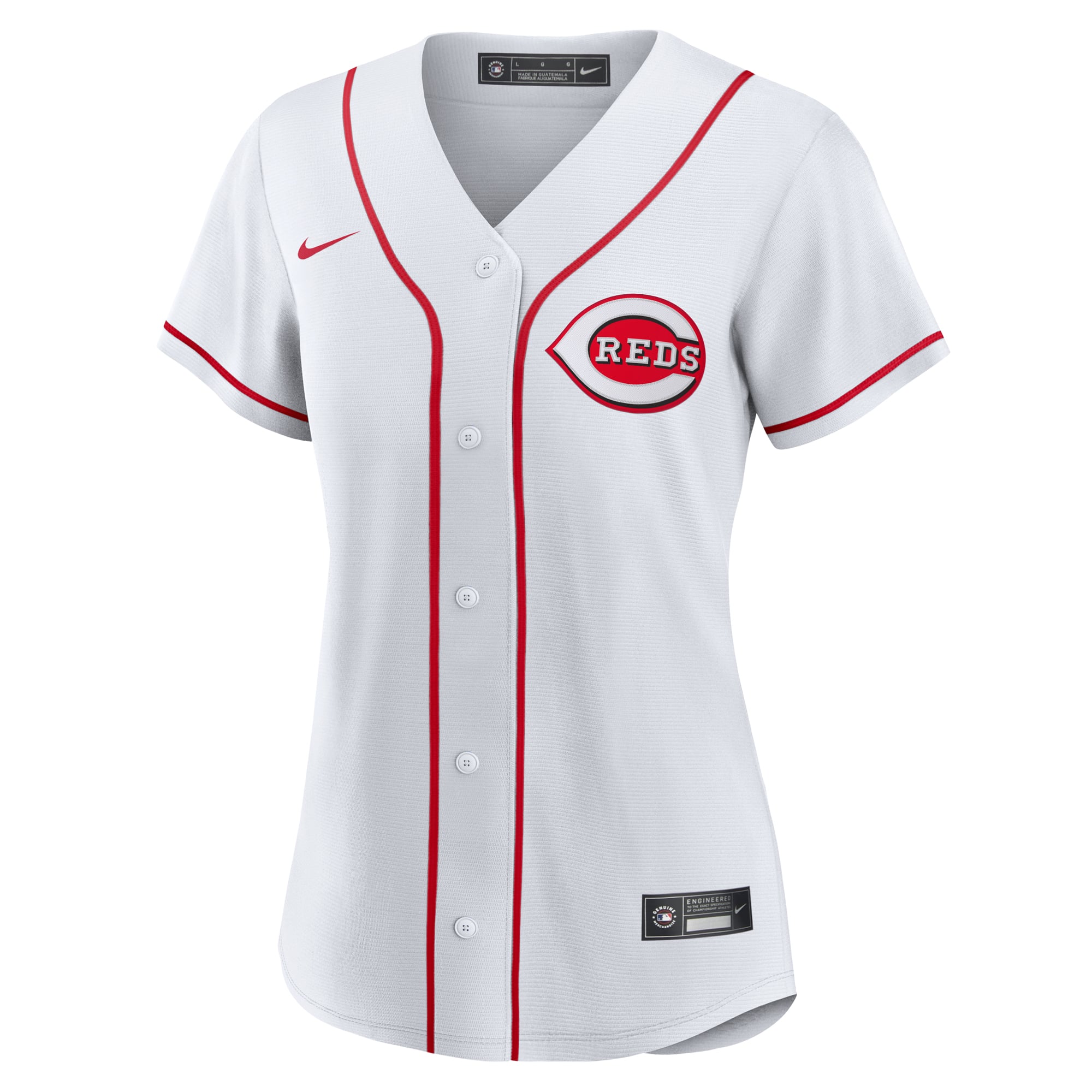 Cincinnati Reds Women's #1 Bride Home Jersey - White - Image 3