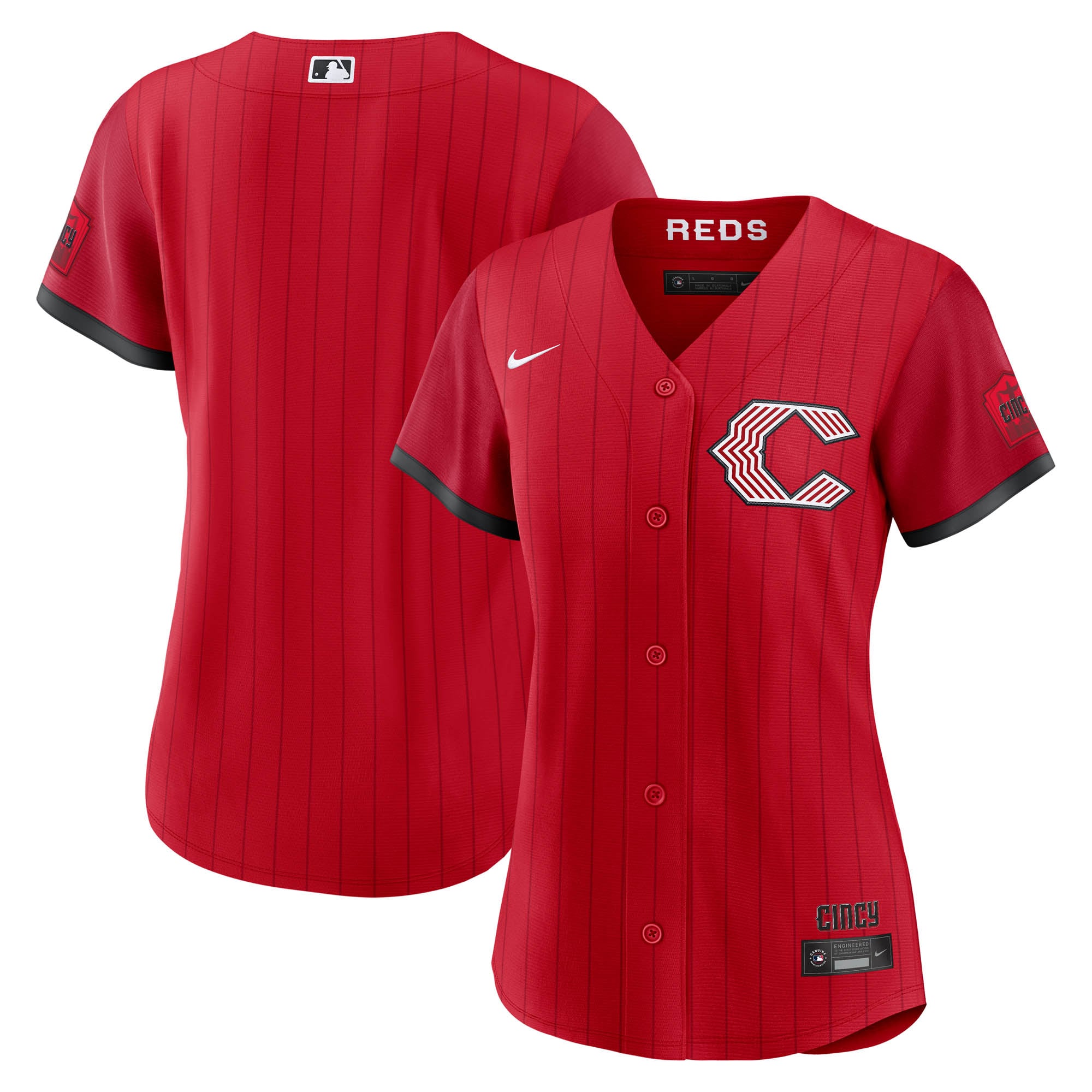 Cincinnati Reds Women's 2026 City Connect Stadium Jersey - Red - Image 2