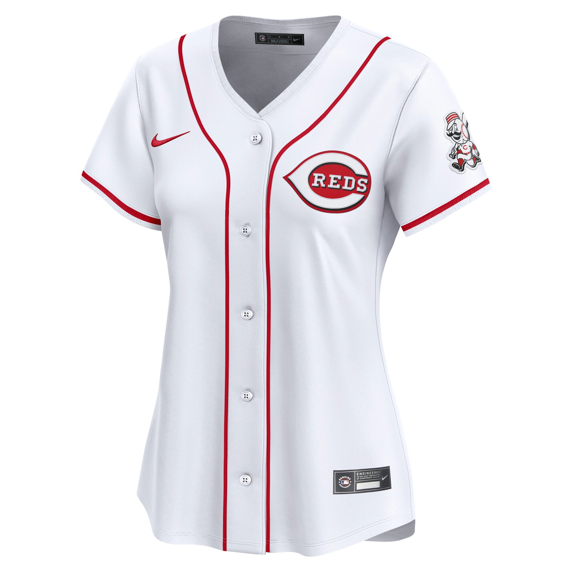 Cincinnati Reds Women's Home Limited Jersey - White - Image 6