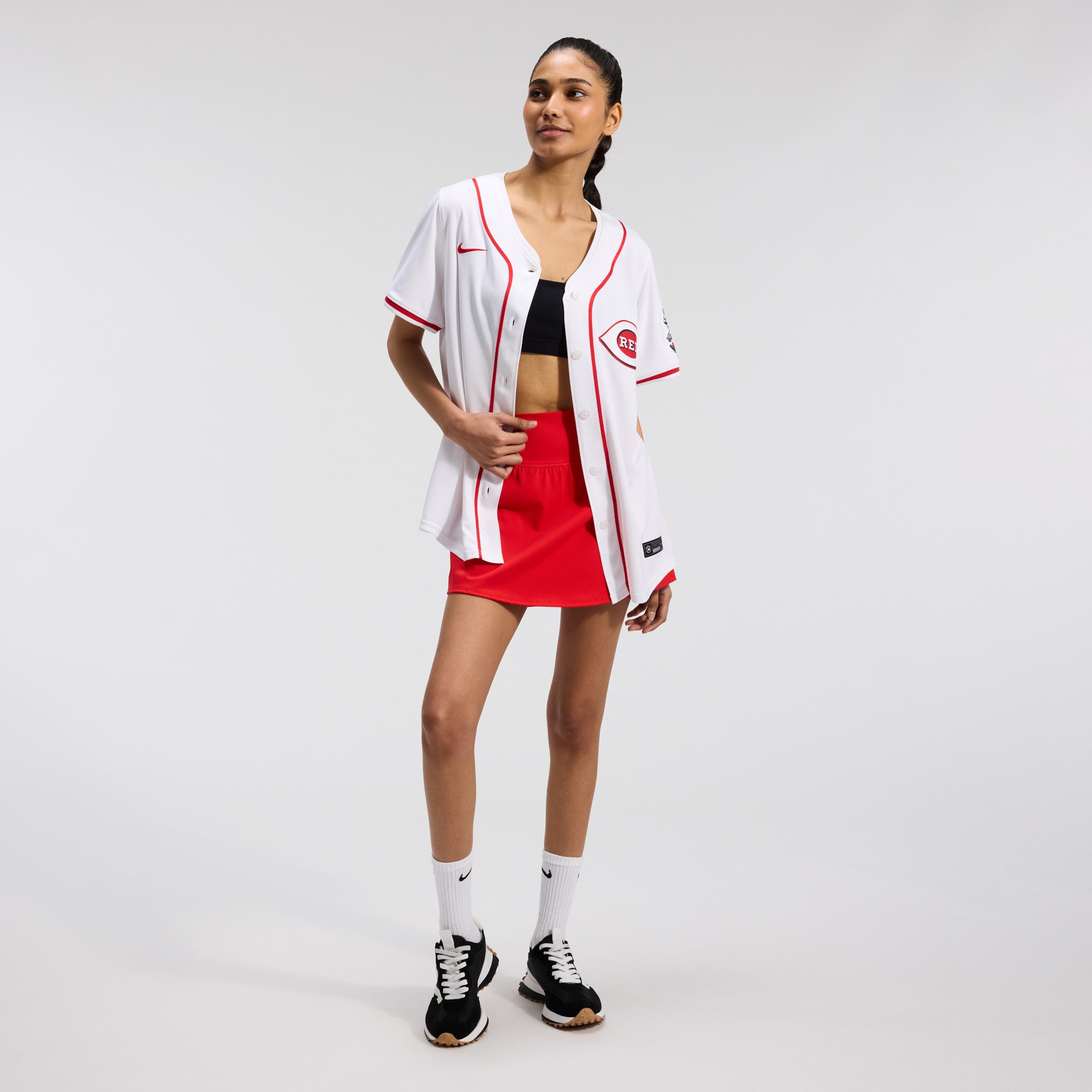 Cincinnati Reds Women's Home Limited Jersey - White - Image 4