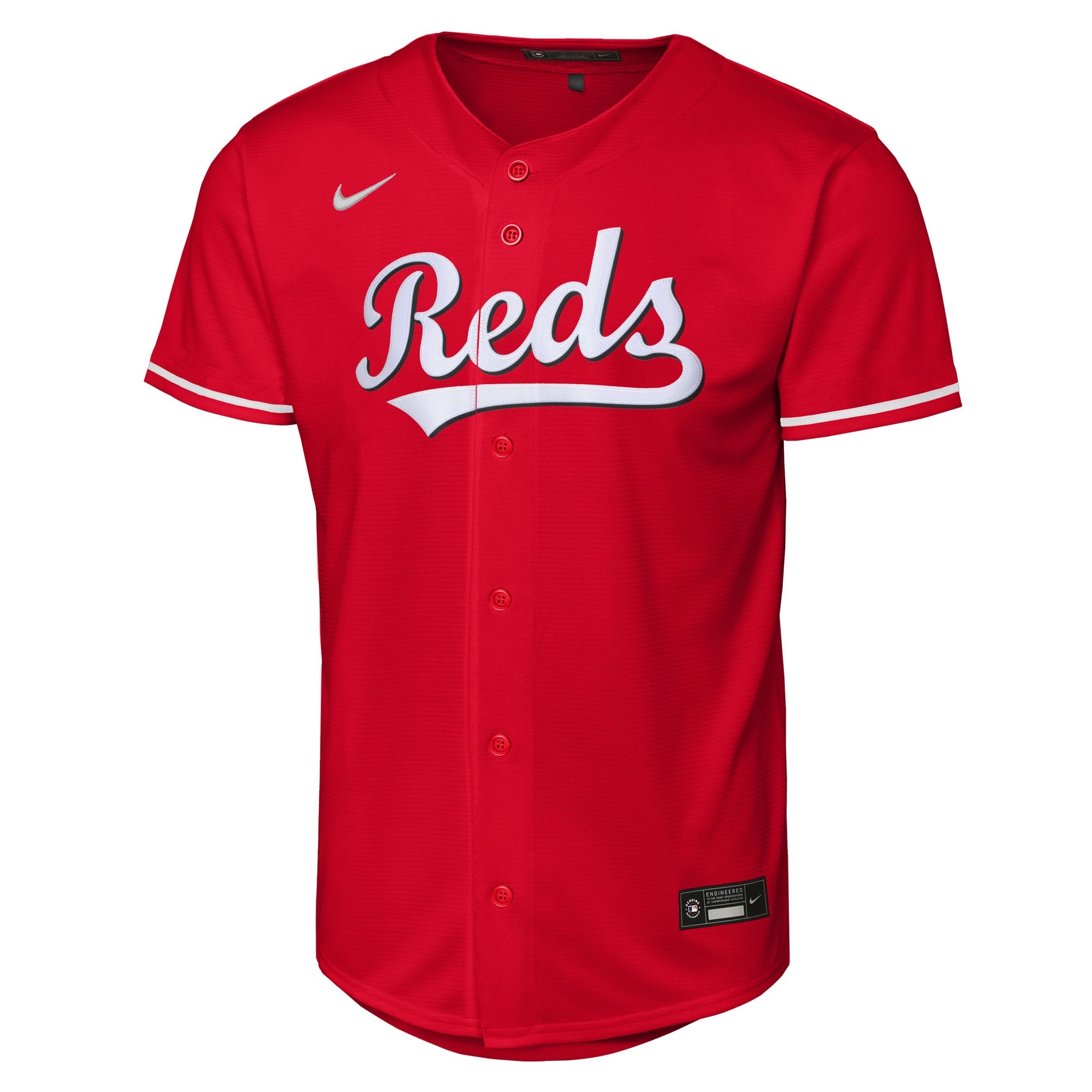 Cincinnati Reds Youth Alternate Jersey - Red - Image 3