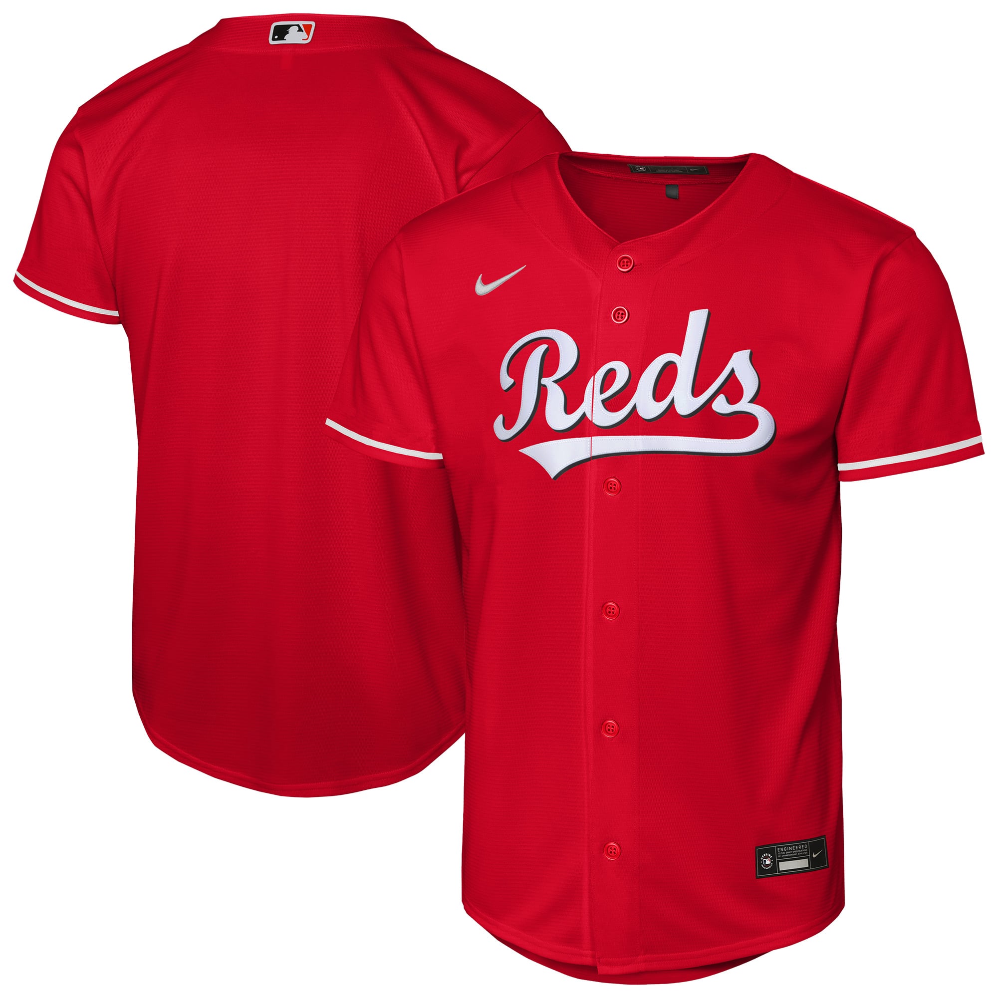 Cincinnati Reds Youth Alternate Jersey - Red
