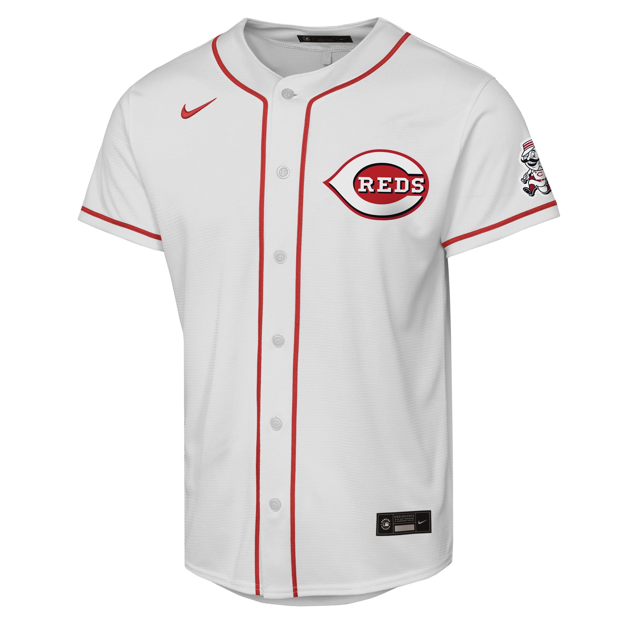 Cincinnati Reds Youth Home Stadium Jersey - White - Image 3