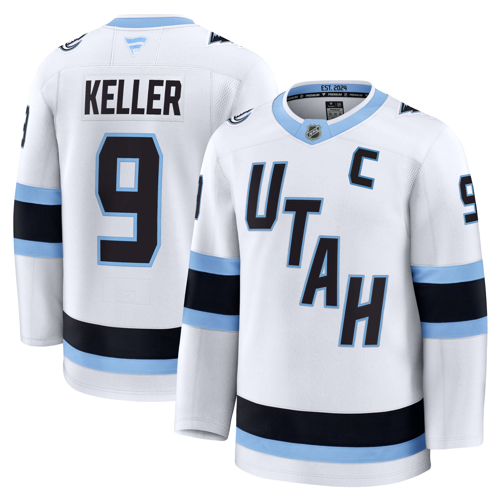 Clayton Keller Utah Mammoth Away Premium Player Jersey - White - Image 2