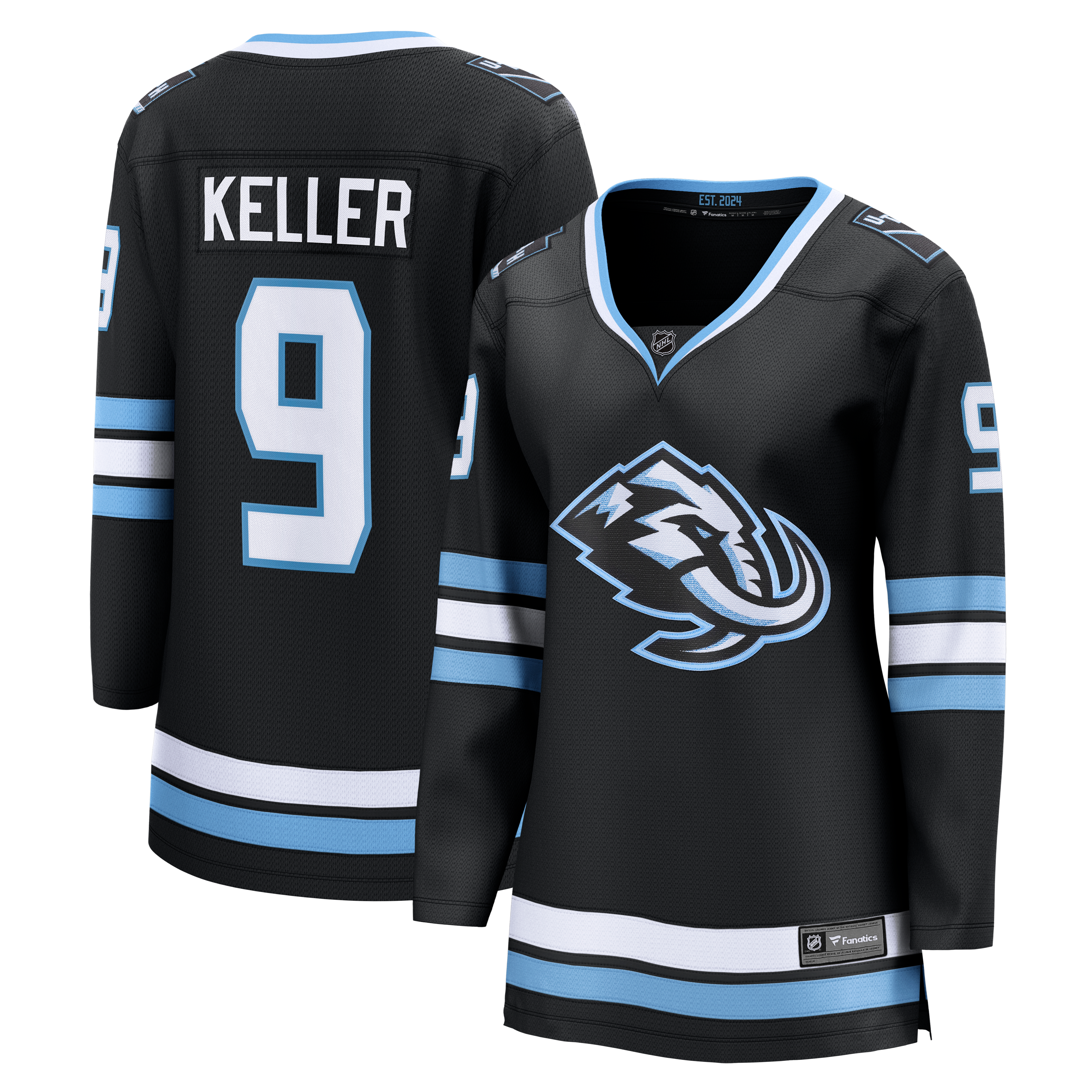 Clayton Keller Utah Mammoth Women's Home Breakaway Jersey - Black - Image 2